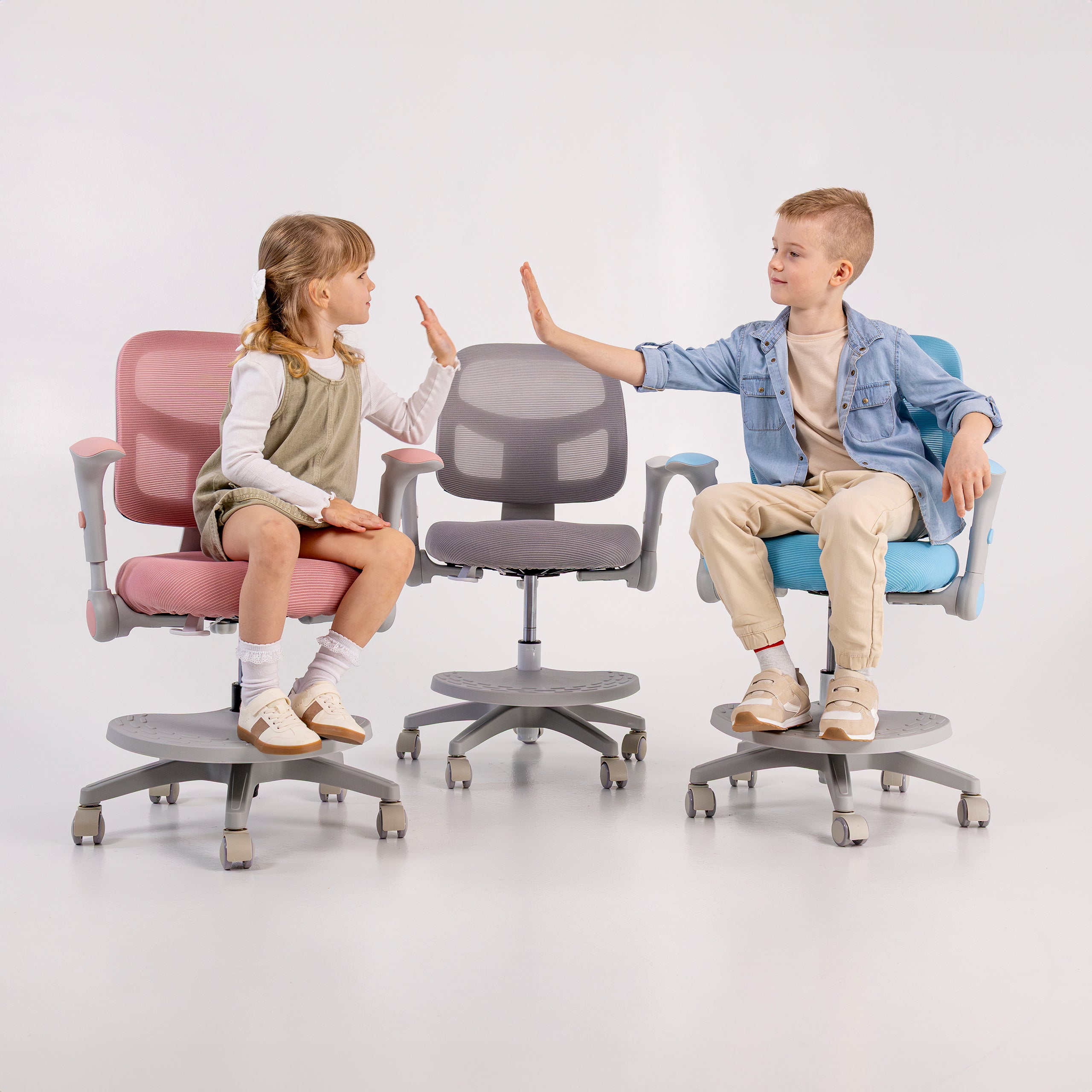 Sedia girevole ergonomica per bambini