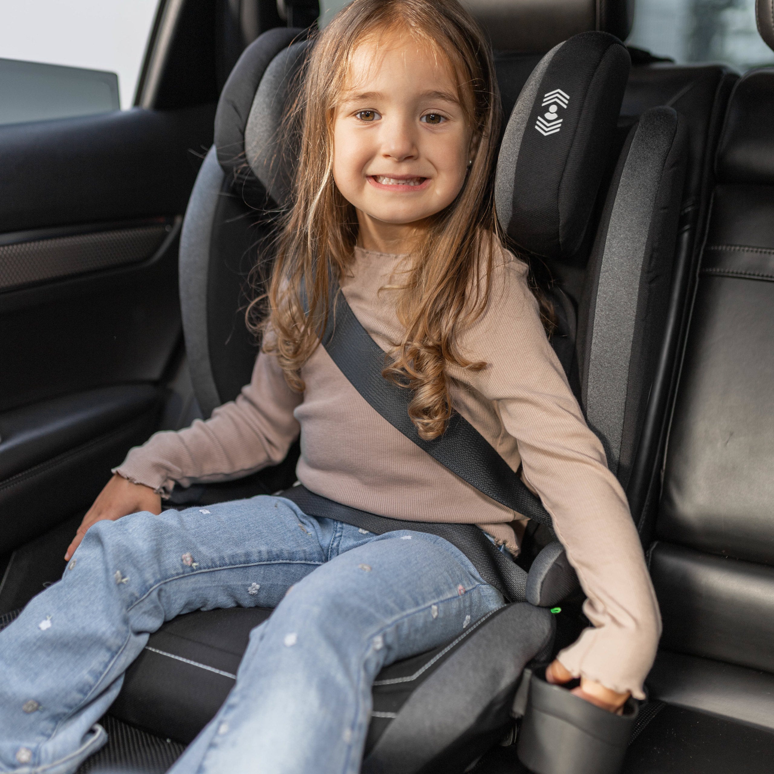 Seggiolino auto Tulano Joy 25 Nero-Grigio 100-150 cm I-size