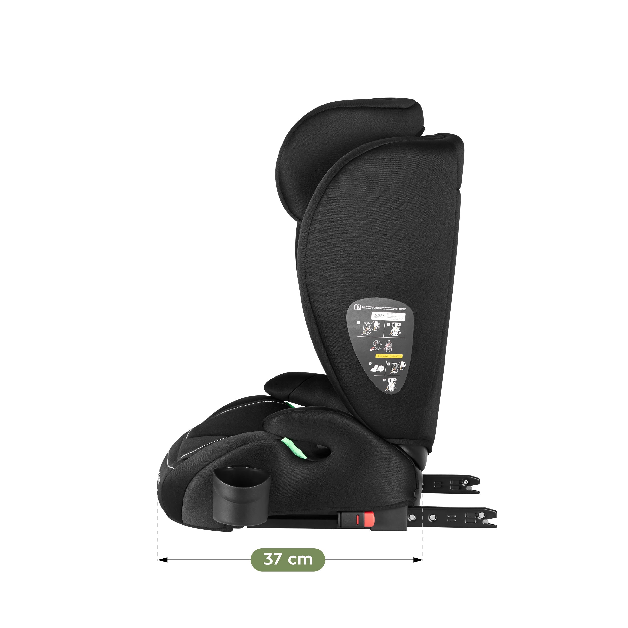 OUTLET Seggiolino auto Tulano Joy 25 Black 100-150 cm I-size