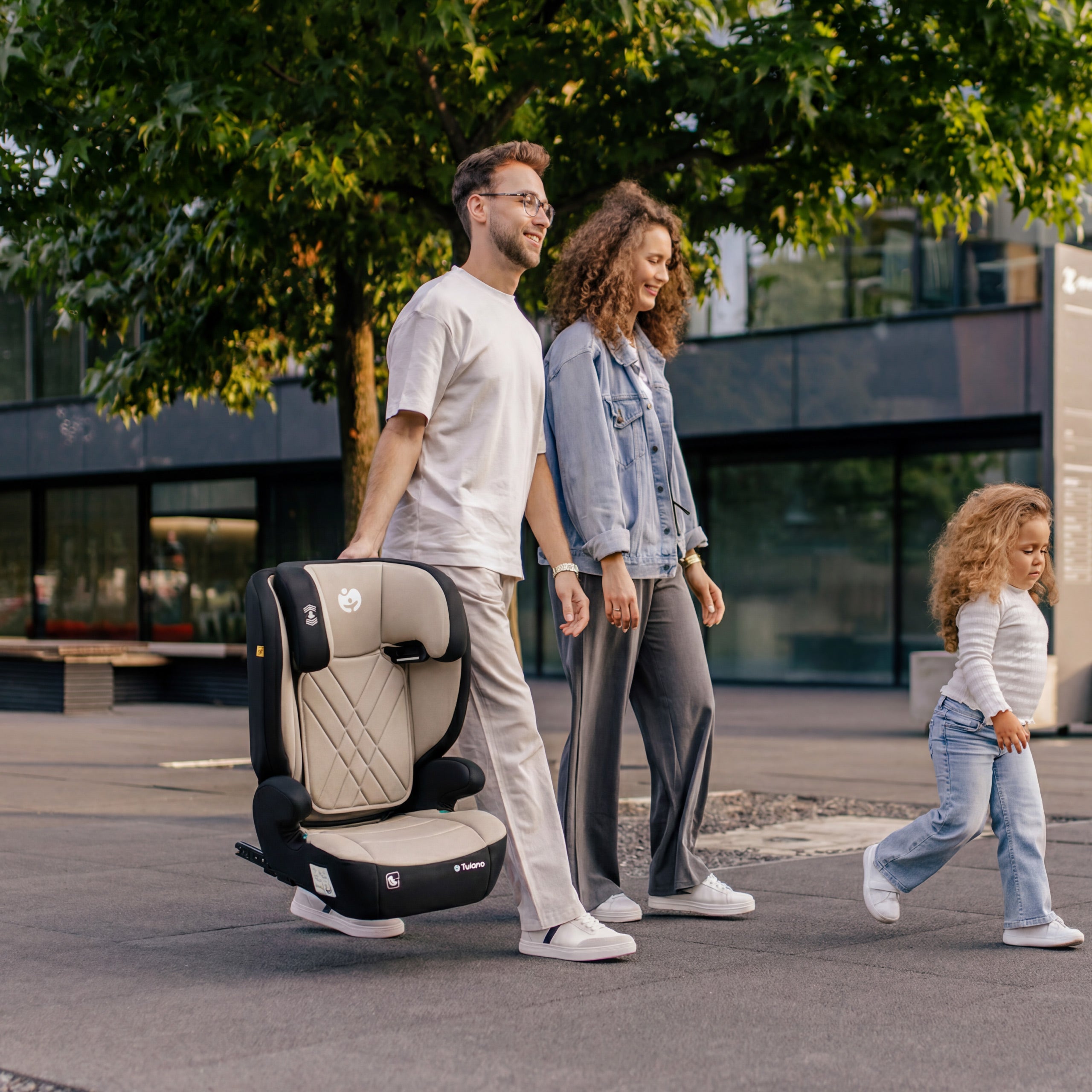 Seggiolino auto per bambini 2 in 1 100-150 cm Joy 45 Beige I-Size