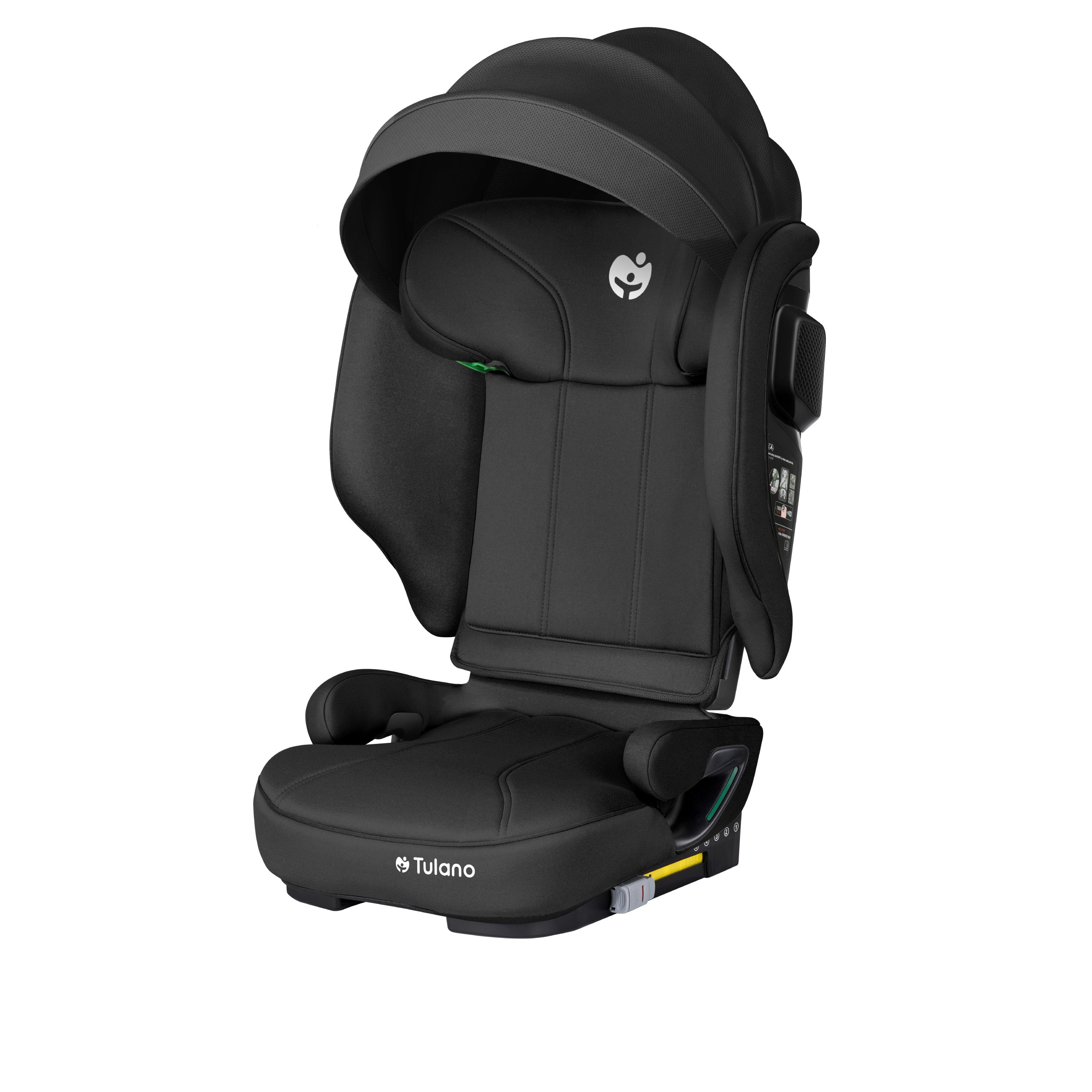Seggiolino auto per bambini da 100 a 150 cm Tulano Joy 55 Black I-Size