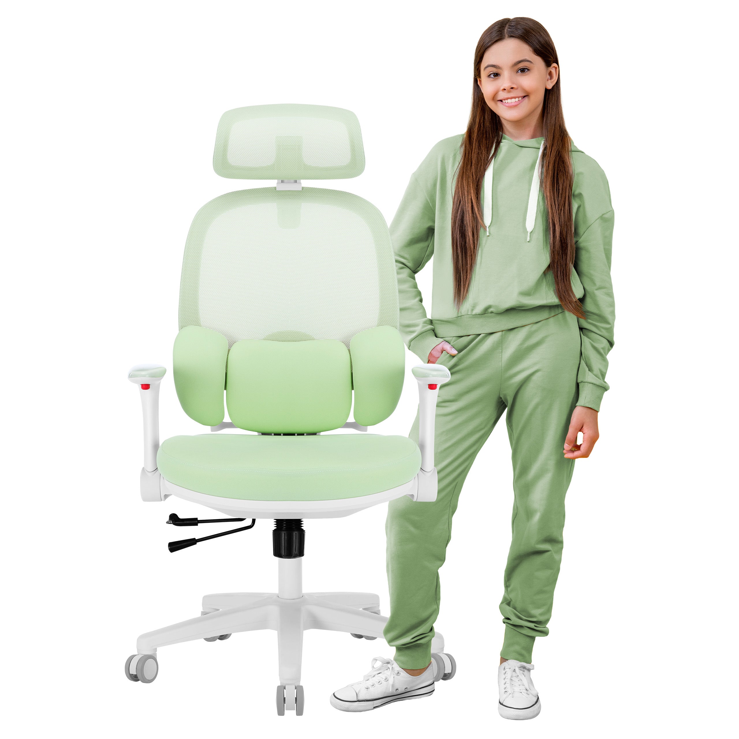 Poltrona ergonomica per bambini Mark Adler Junior 6.3 Green