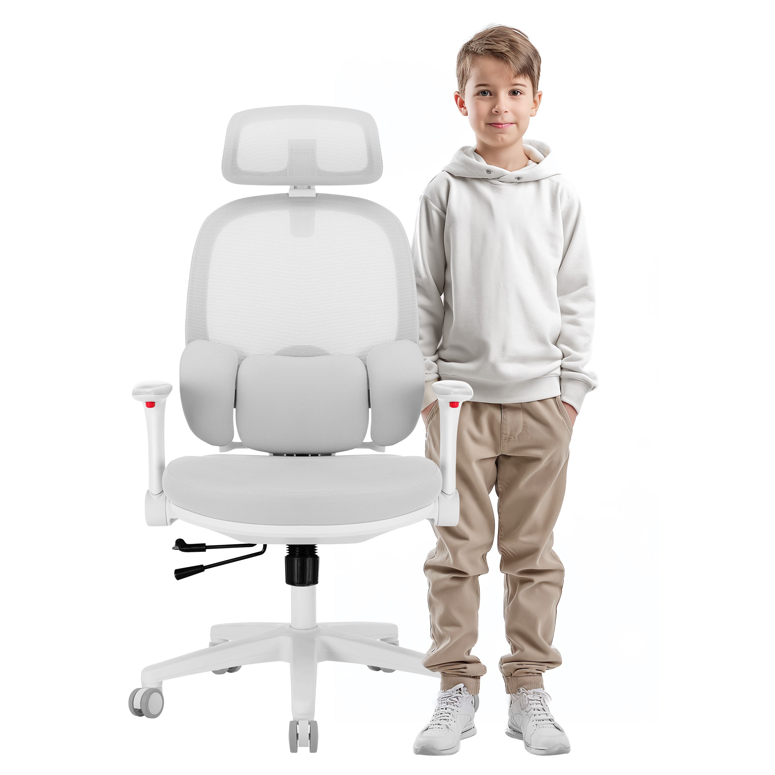 Poltrona ergonomica per bambini Mark Adler Junior 6.3 Grey
