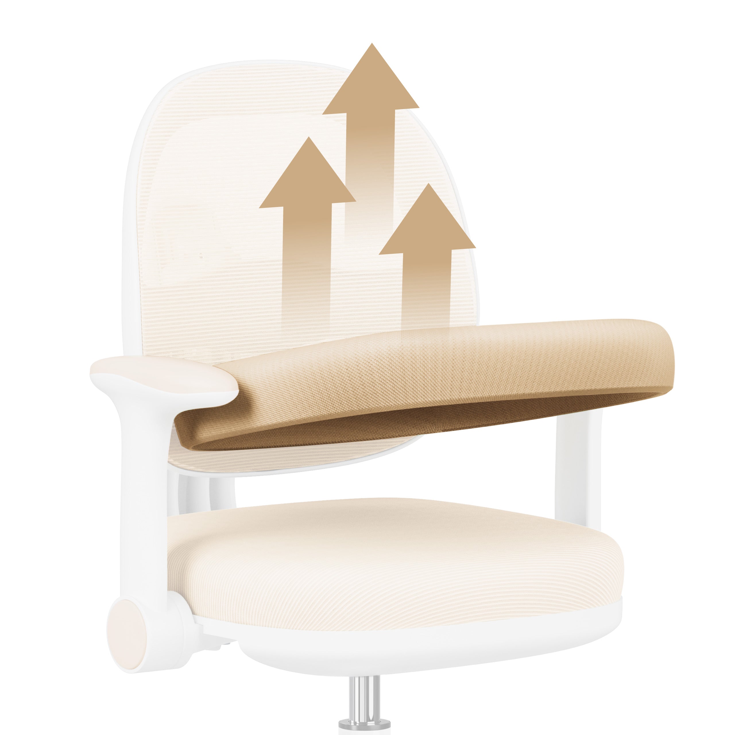 OUTLET Sedia da scrivania ergonomica per bambini Mark Adler Junior 3.6 Beige