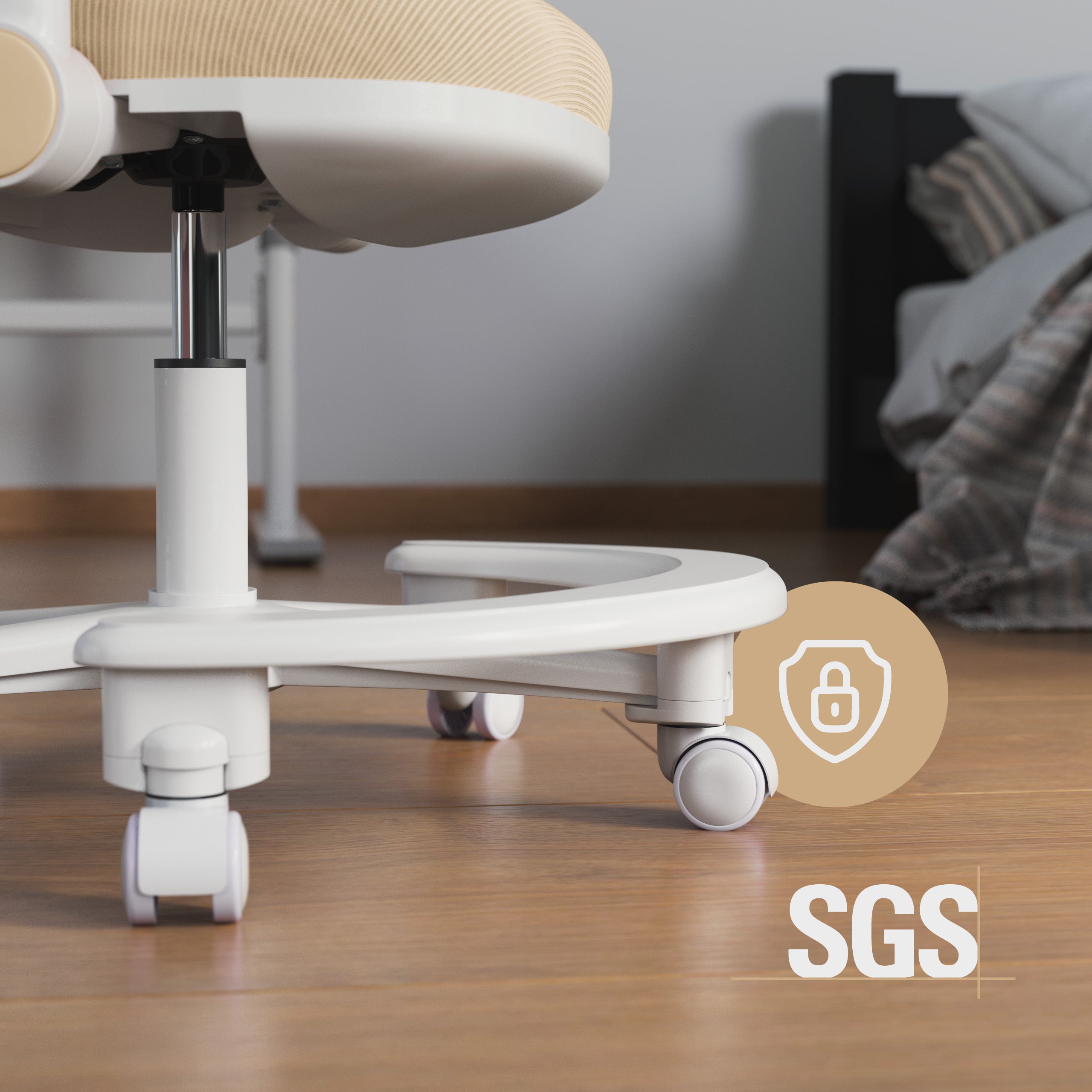 OUTLET Sedia da scrivania ergonomica per bambini Mark Adler Junior 3.6 Beige