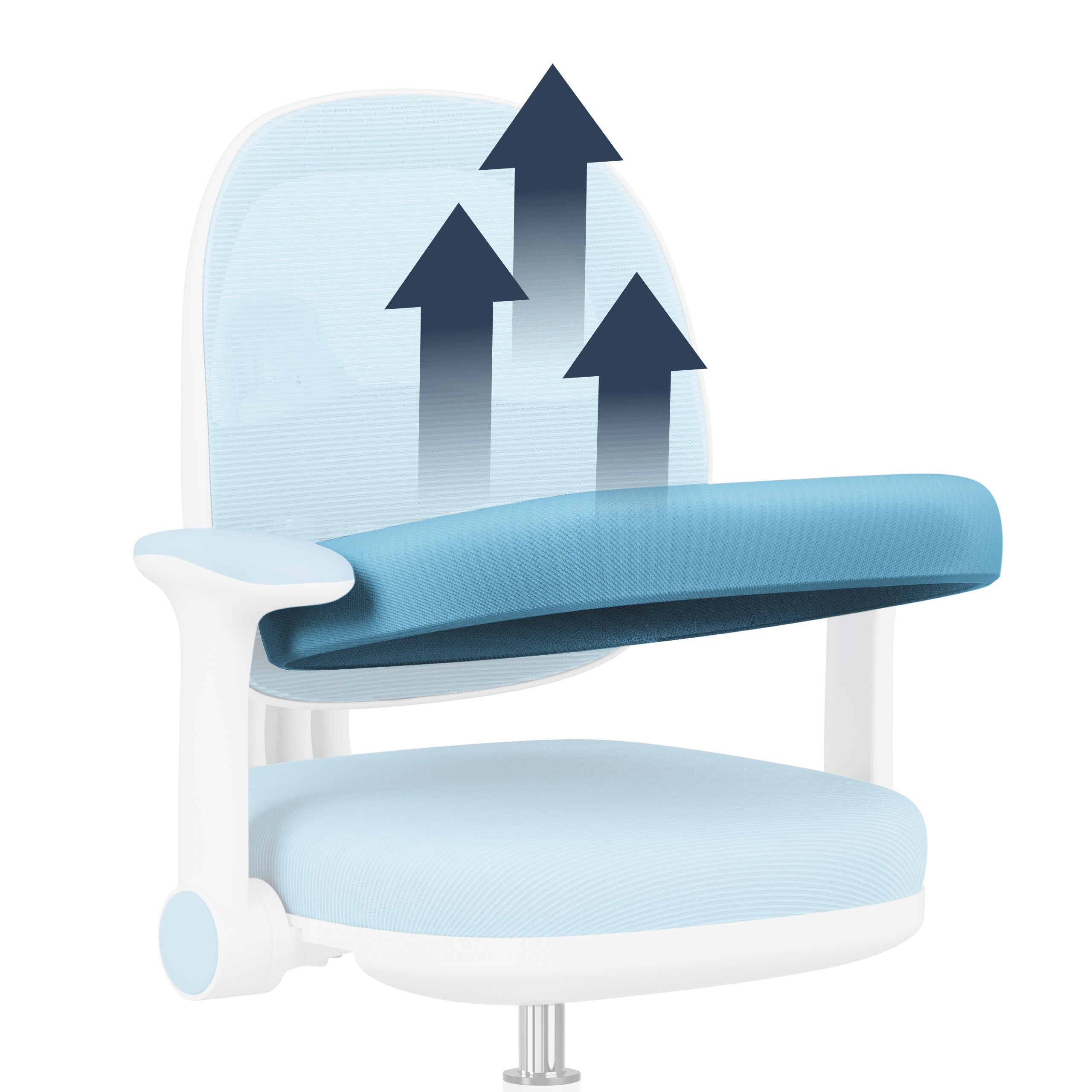 Sedia da scrivania ergonomica per bambini Mark Adler Junior 3.6 Blue