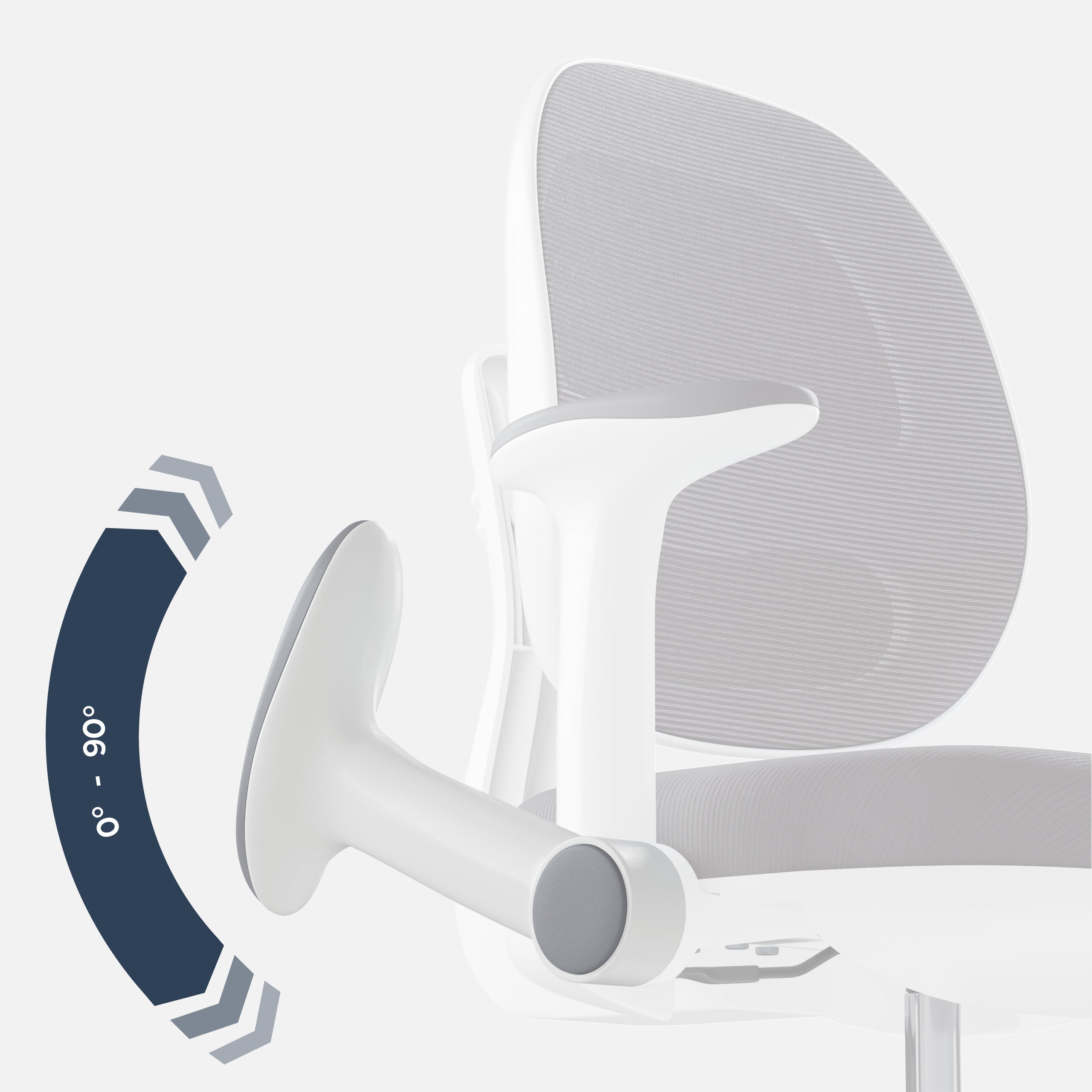 Sedia da scrivania ergonomica per bambini Mark Adler Junior 3.6 Grey