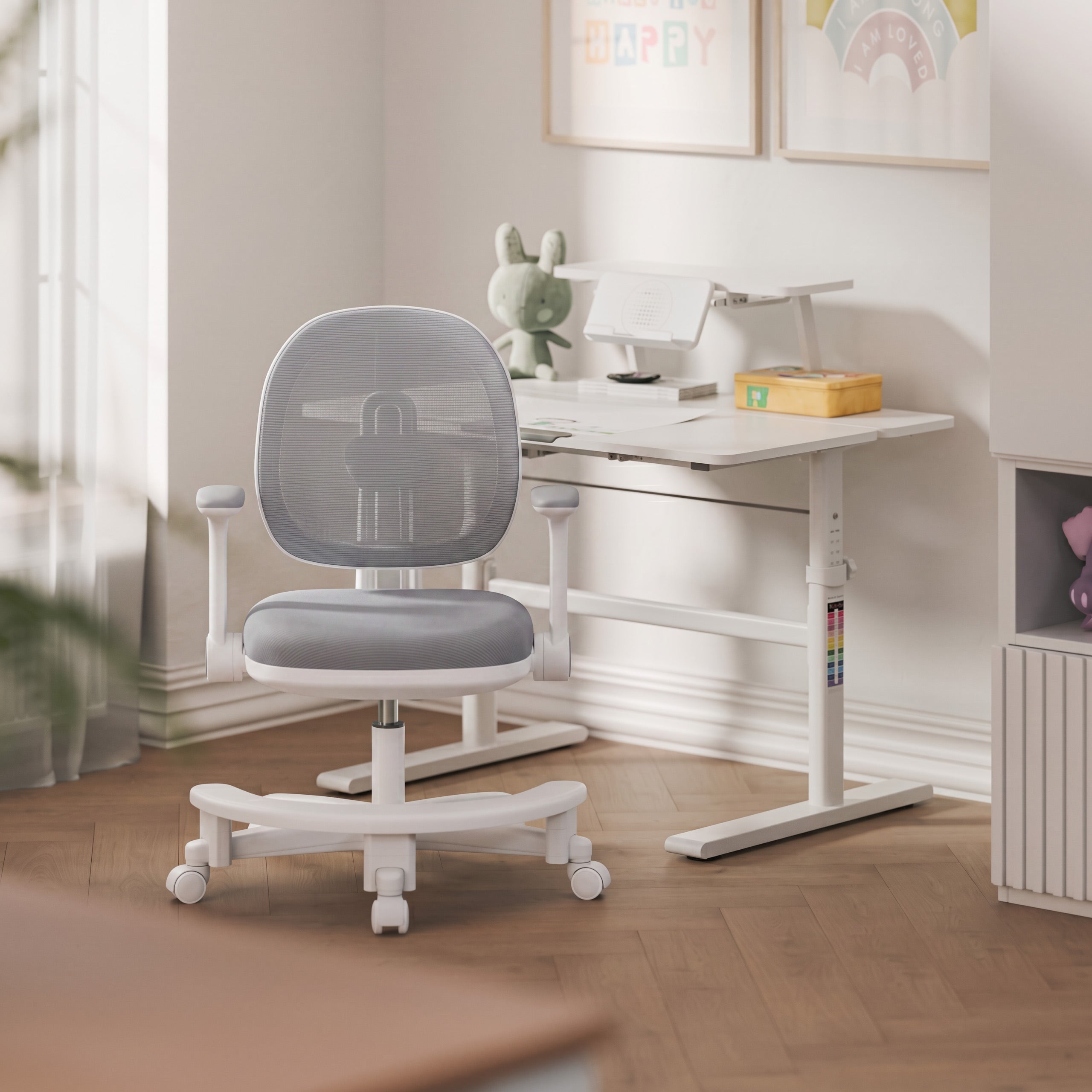 Sedia da scrivania ergonomica per bambini Mark Adler Junior 3.6 Grey