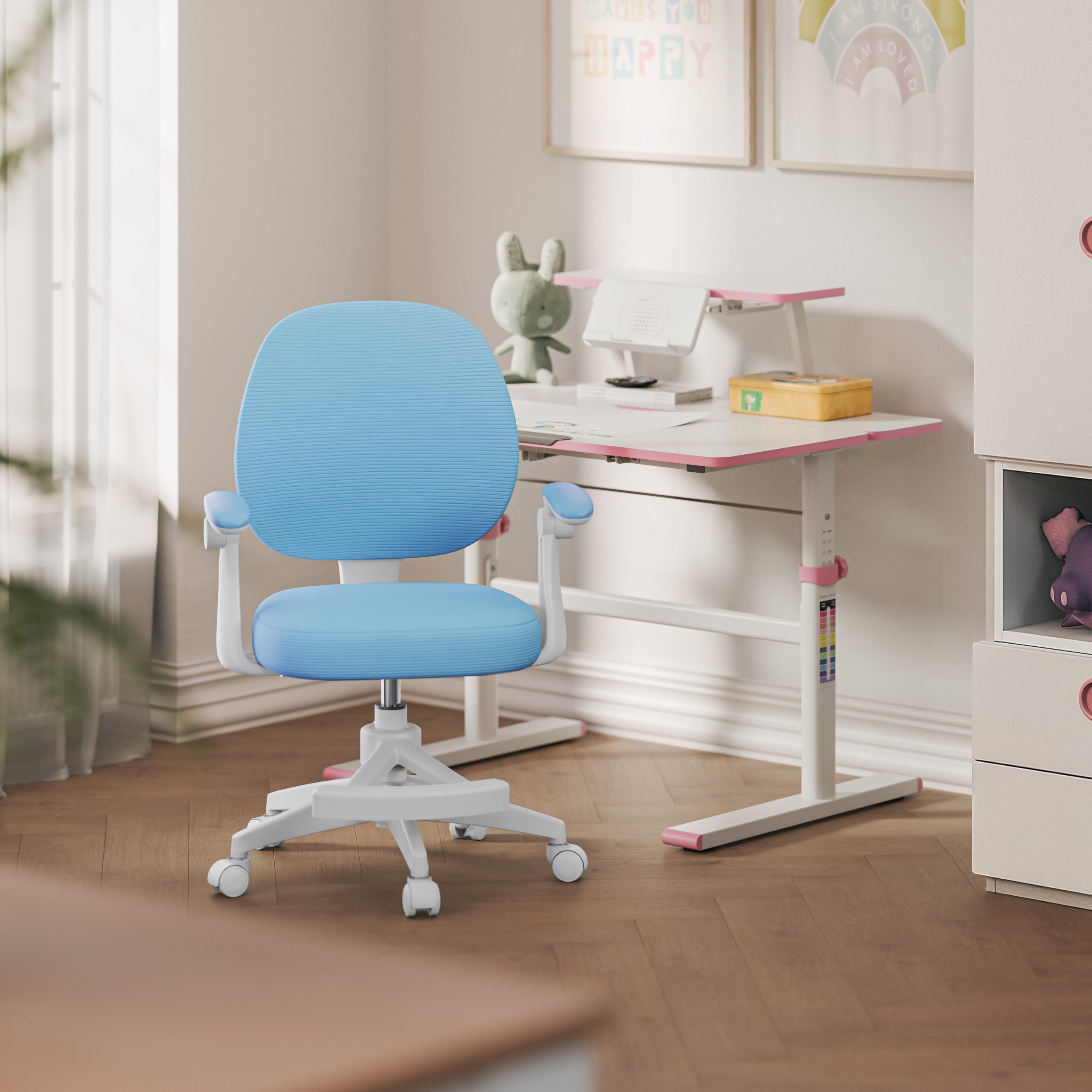 Poltrona girevole per bambini Mark Adler Junior 3.1 Blue