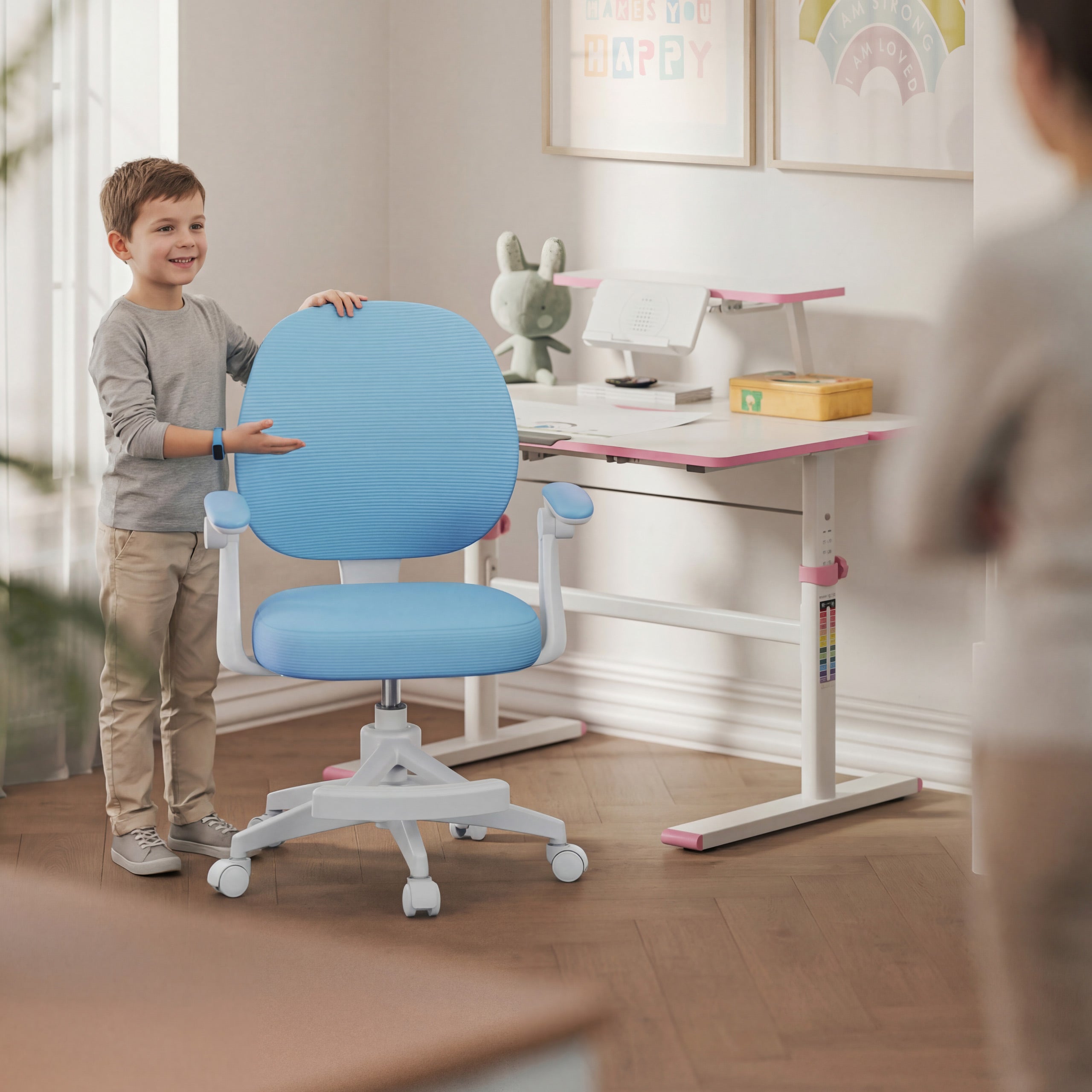 Poltrona girevole per bambini Mark Adler Junior 3.1 Blue