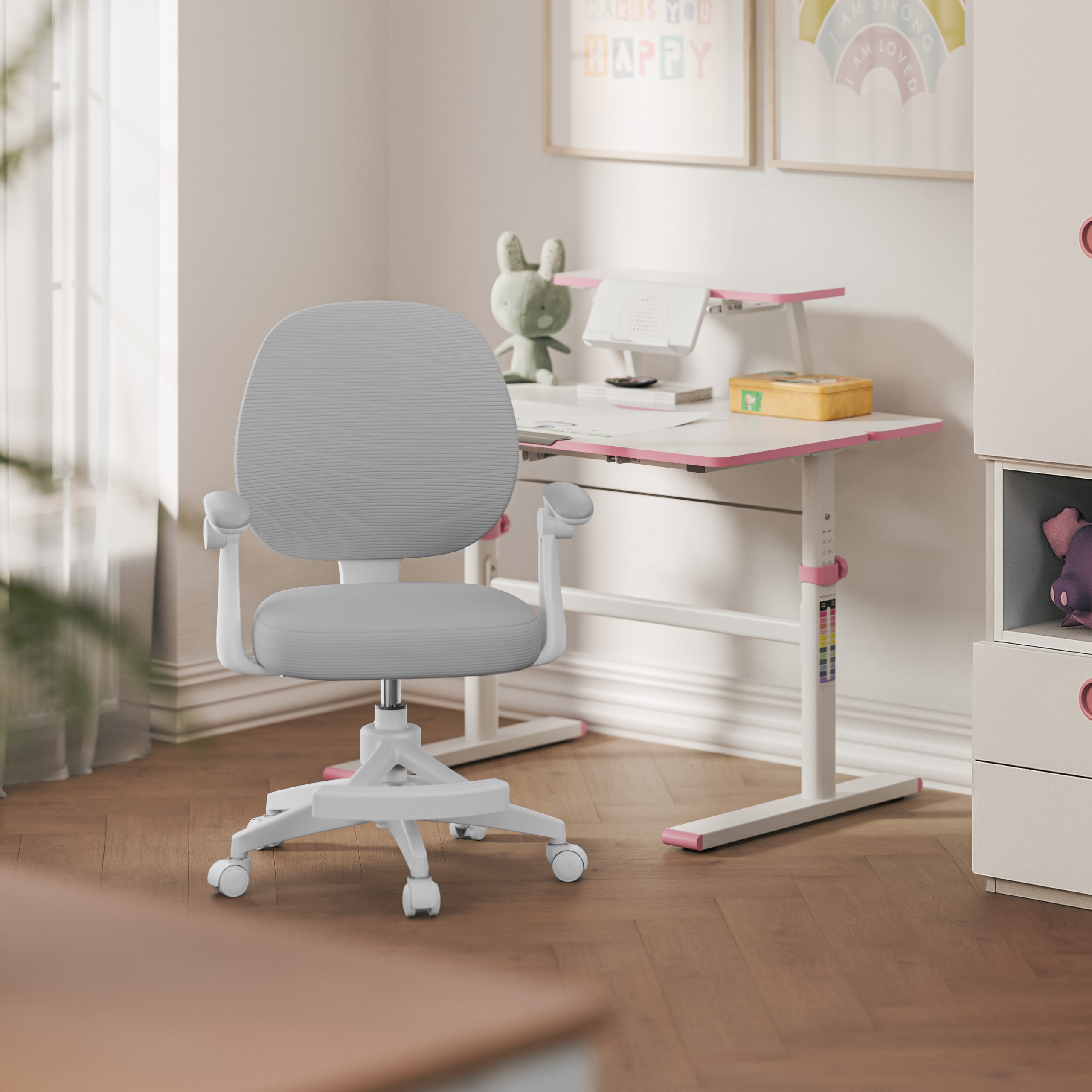 OUTLET Poltrona girevole per bambini Mark Adler Junior 3.1 Grey