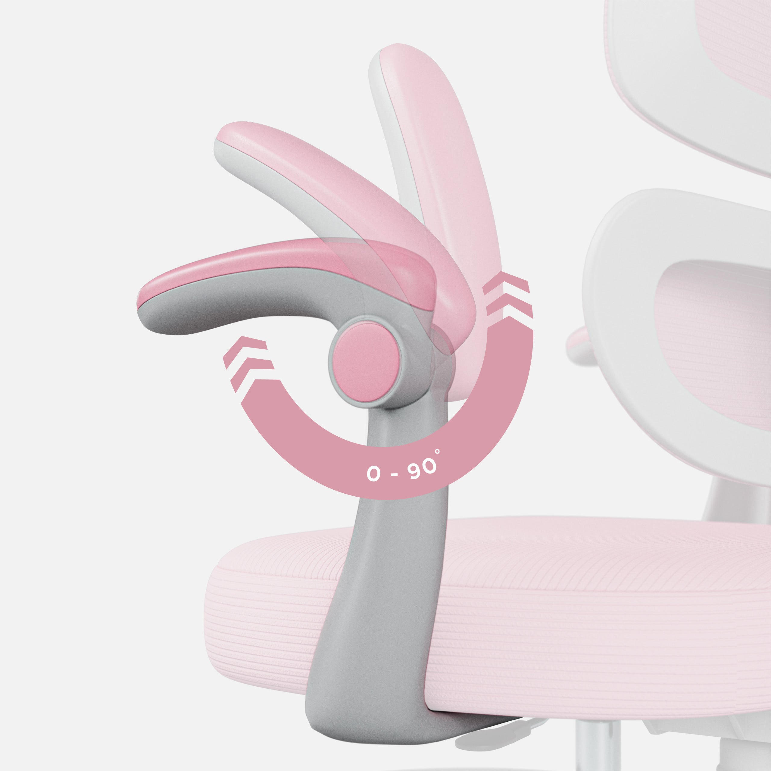 Poltrona ergonomica per bambini Mark Adler Junior 4.4 Pink