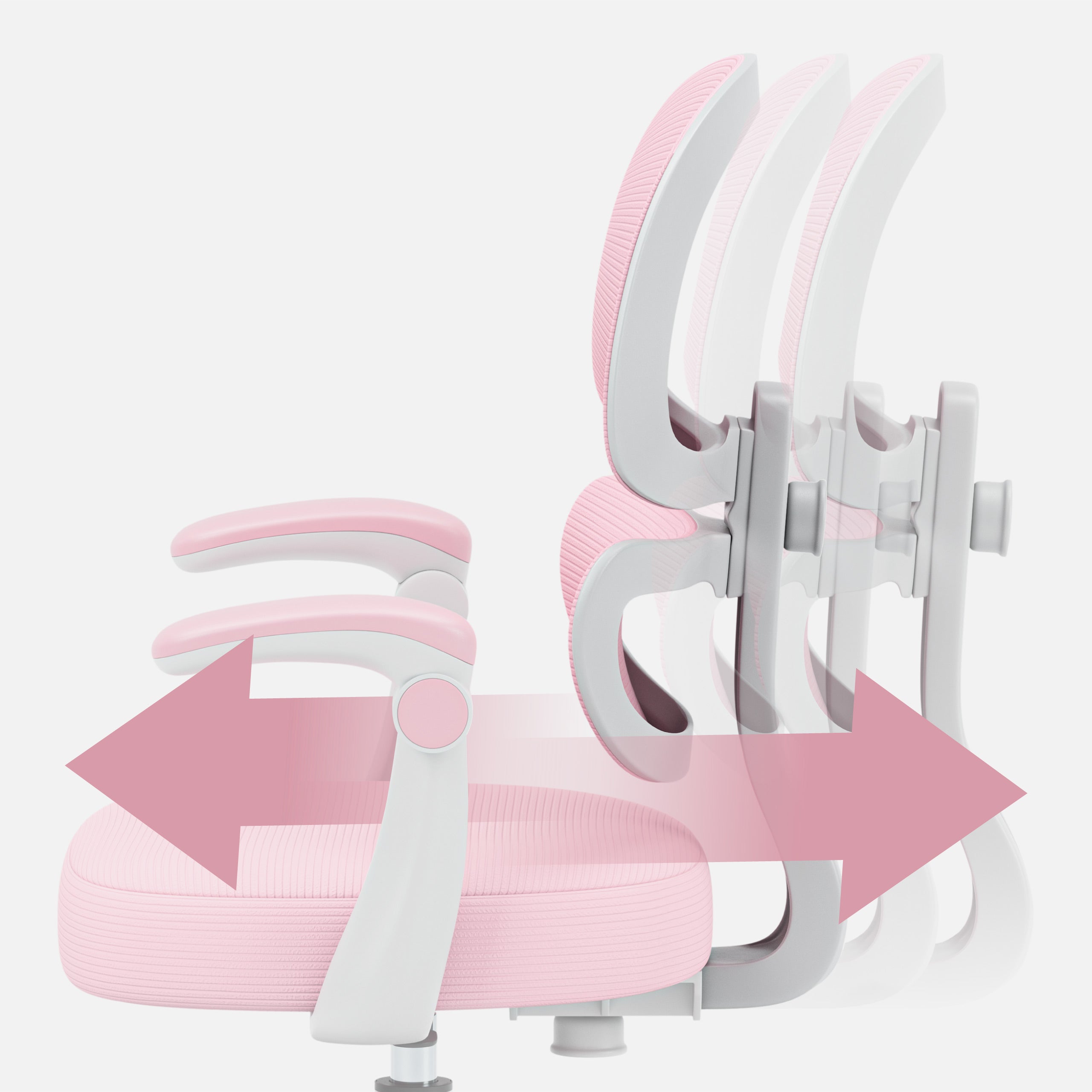 Poltrona ergonomica per bambini Mark Adler Junior 4.4 Pink