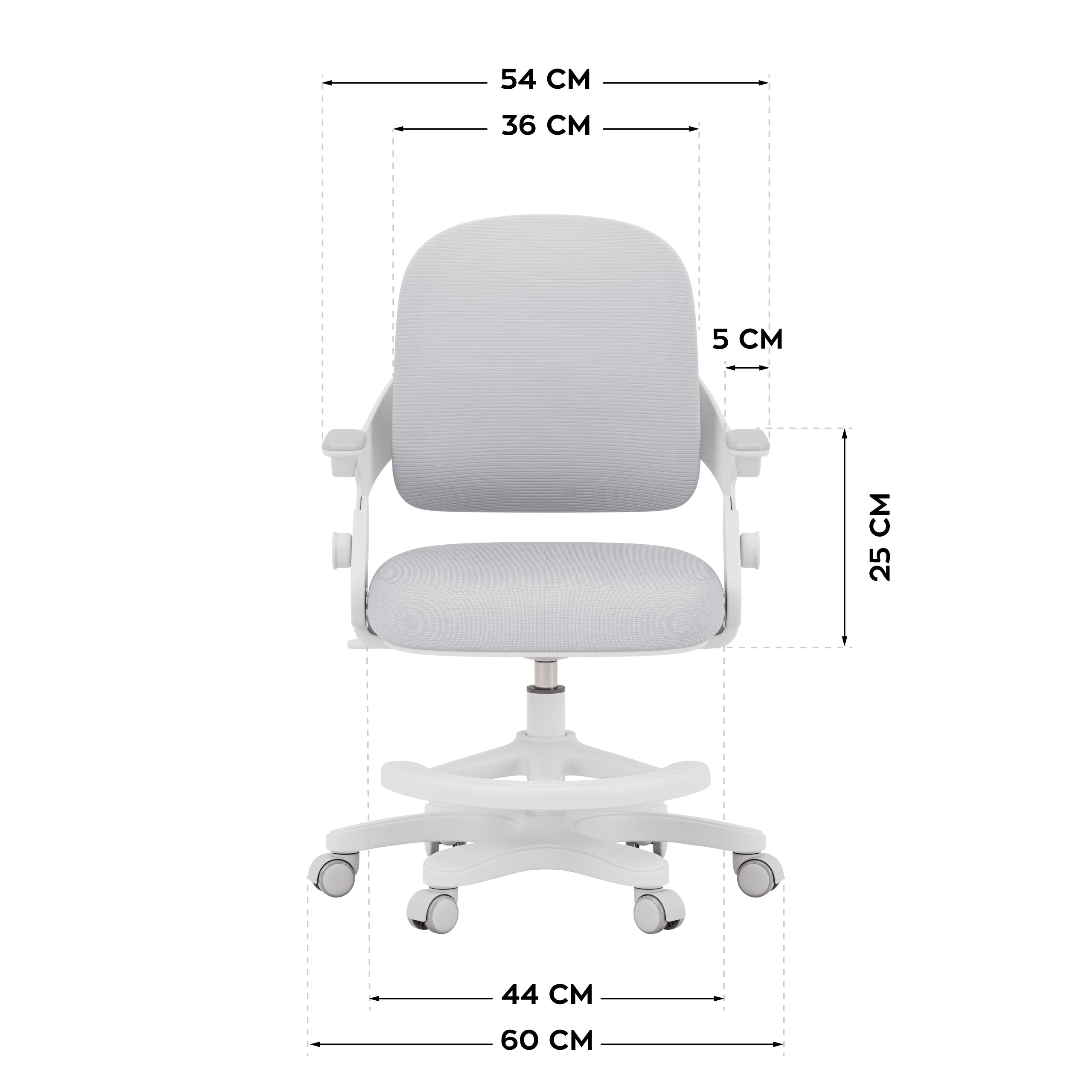Poltrona da scrivania per bambini Mark Adler Junior 4.3 Grey