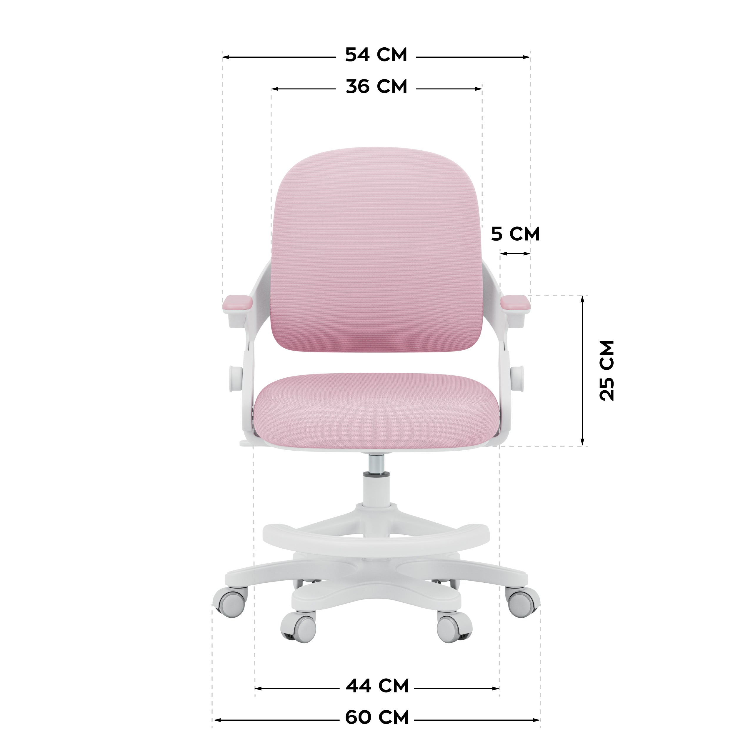 Poltrona da scrivania per bambini Mark Adler Junior 4.3 Pink