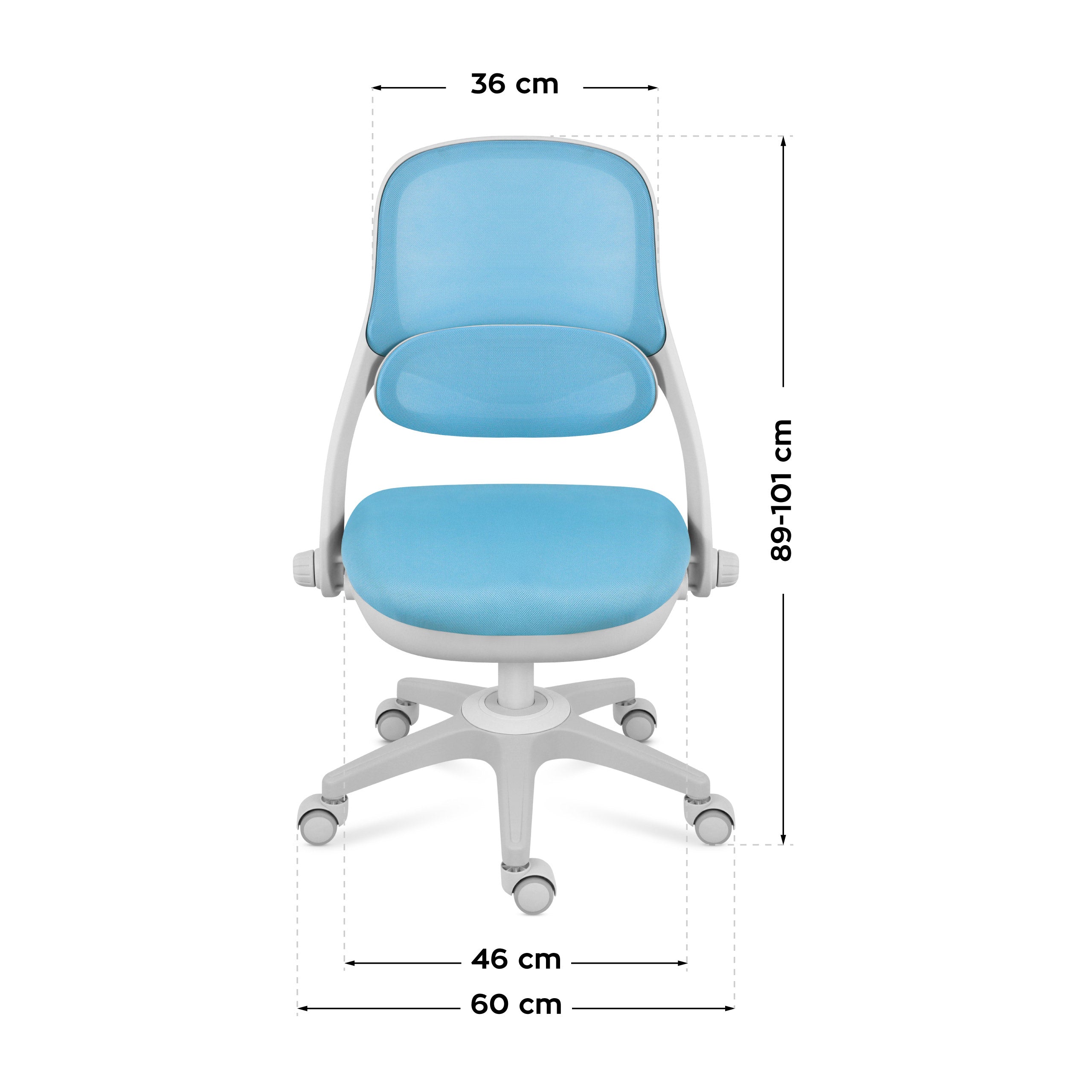 Poltrona girevole per bambini Mark Adler Junior 4.7 Blue