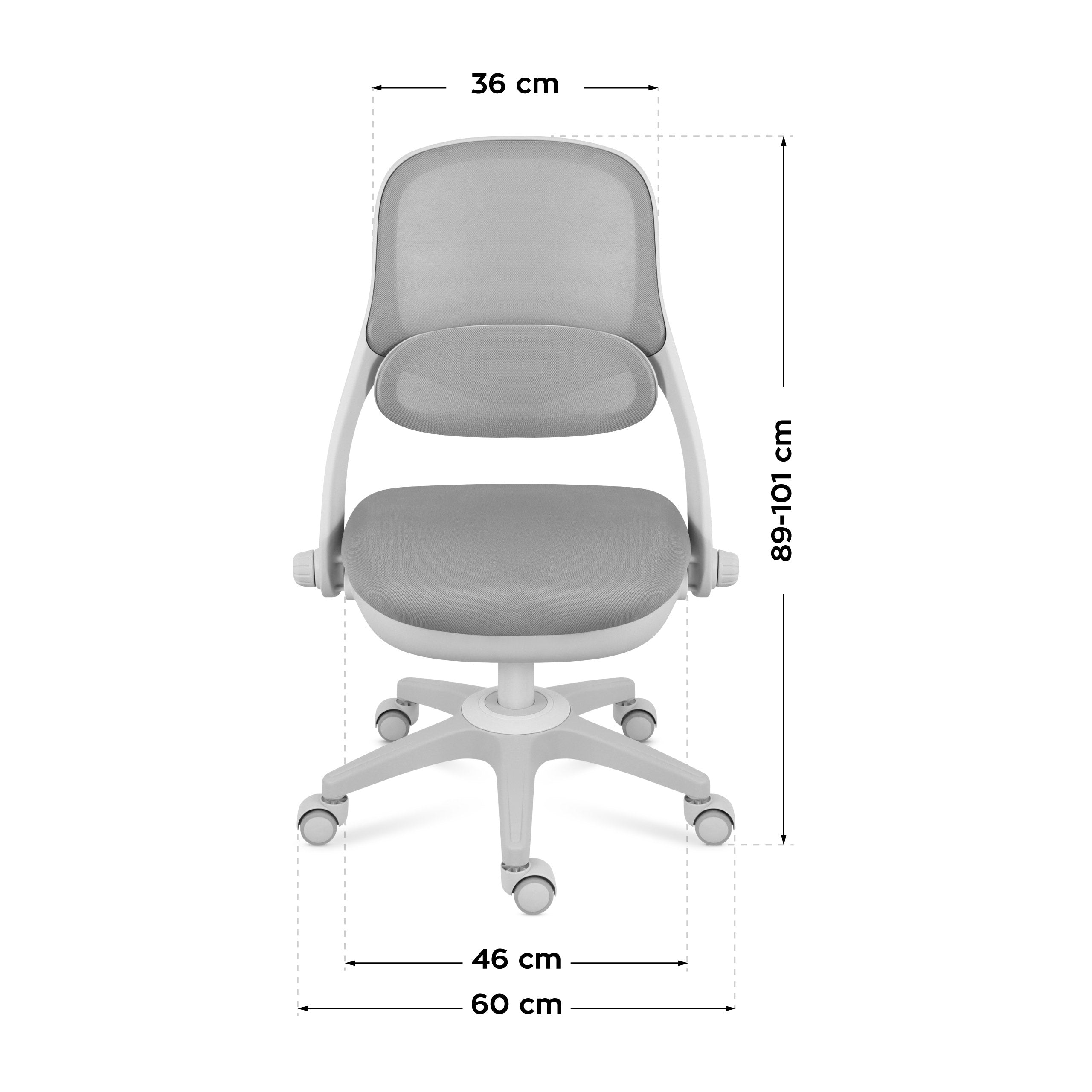 Poltrona girevole per bambini Mark Adler Junior 4.7 Grey