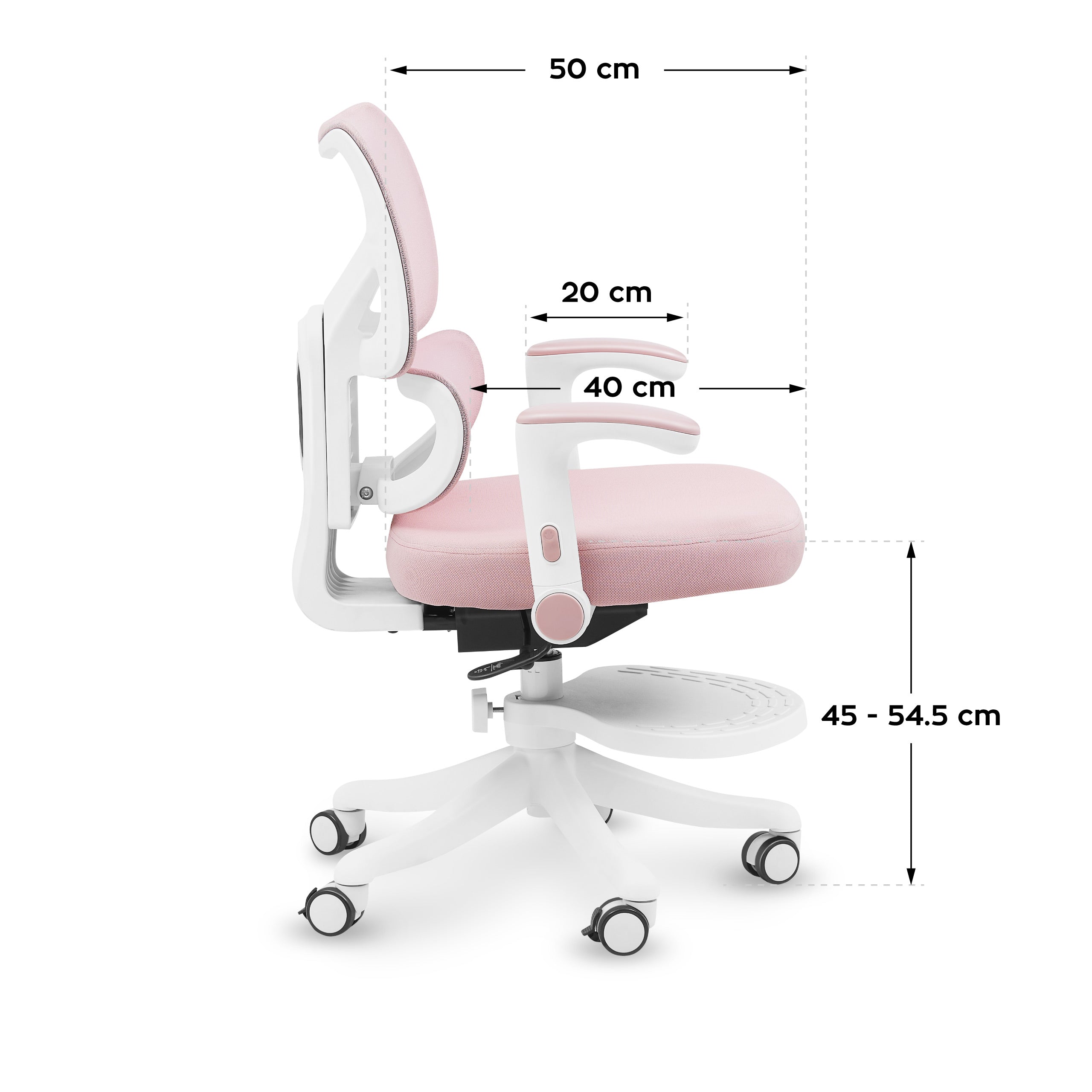 Poltrona girevole Mark Adler Junior 5.3 Pink