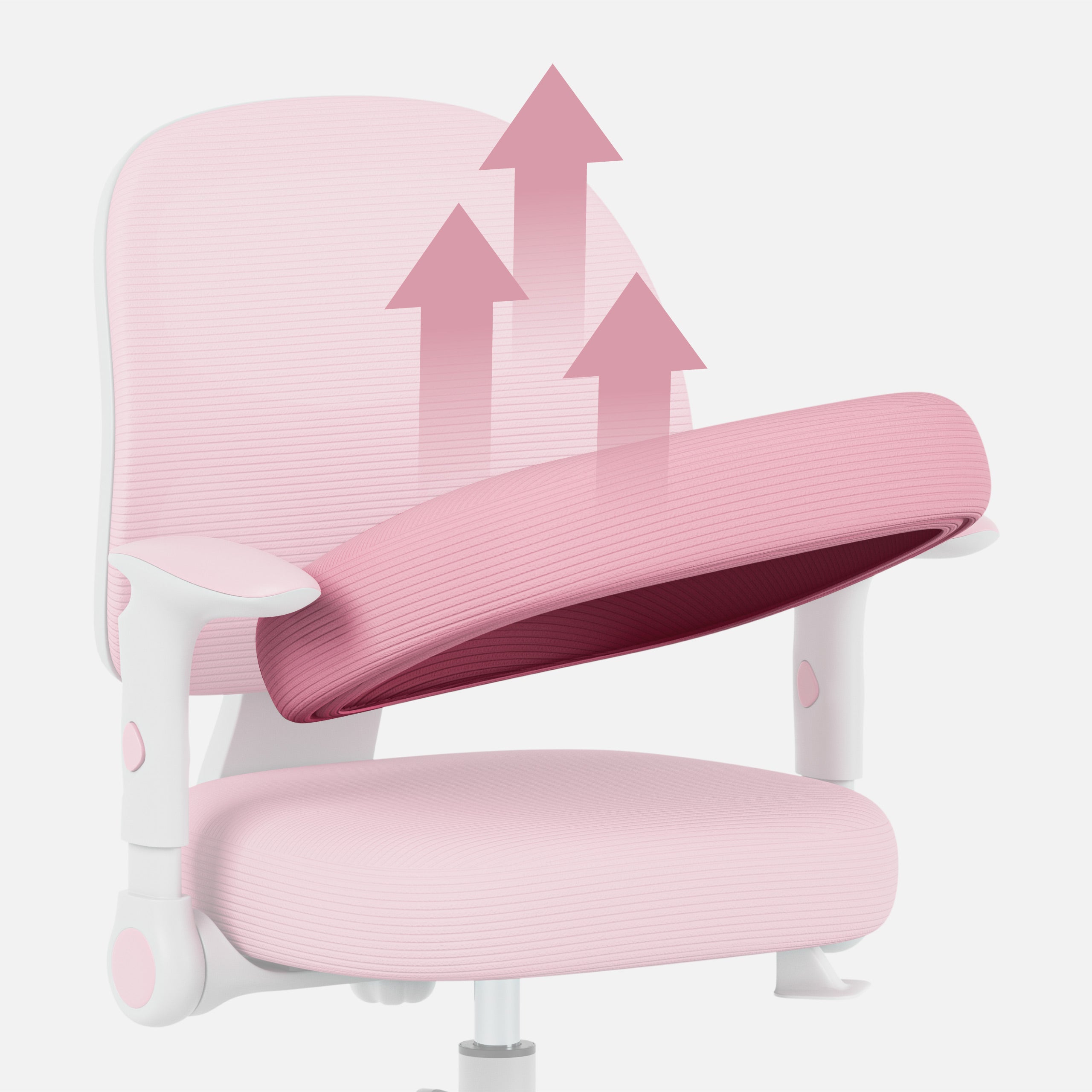 Poltrona regolabile per bambini Mark Adler Junior 5.0 Pink