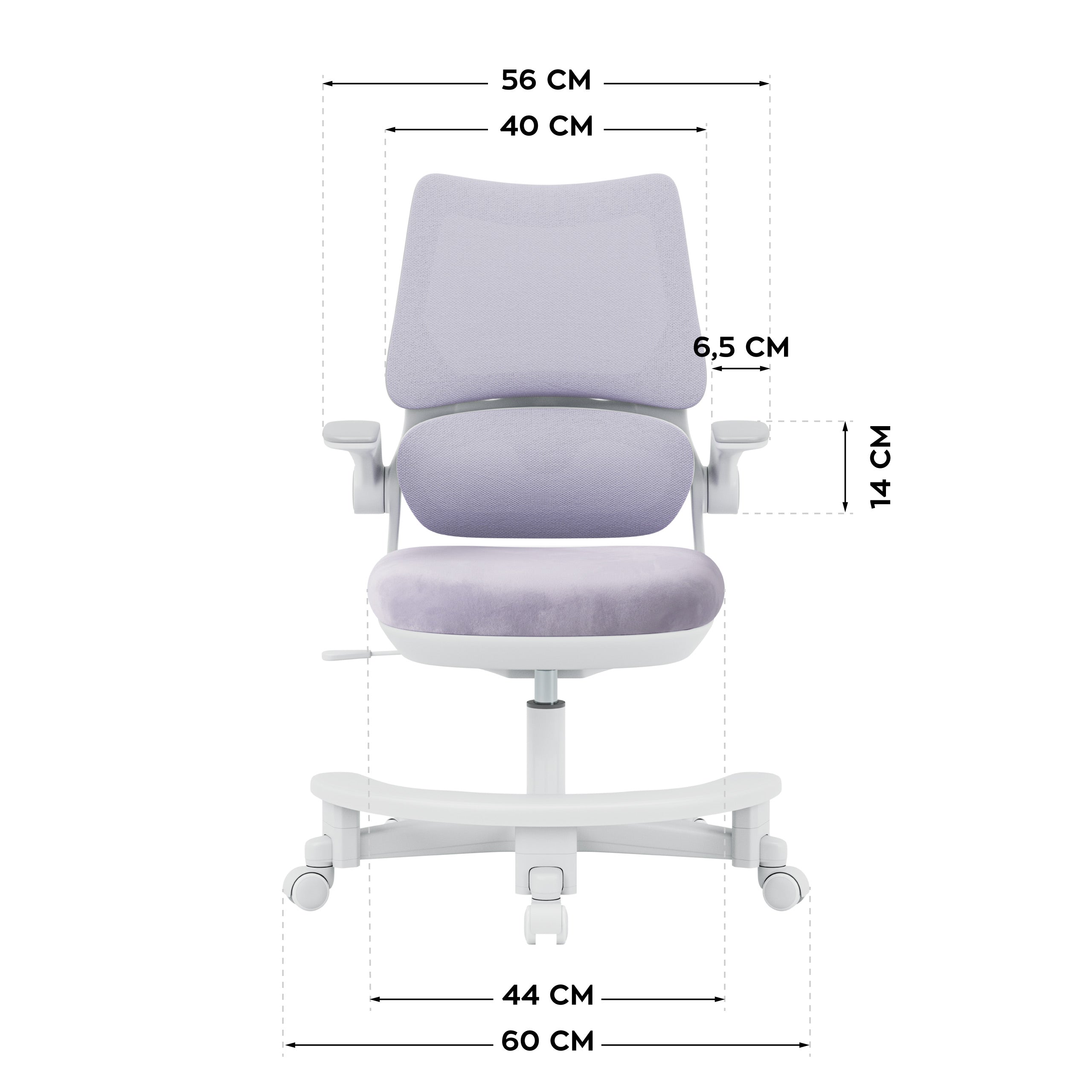 Poltrona da scrivania per bambini Mark Adler Junior 5.7 Purple