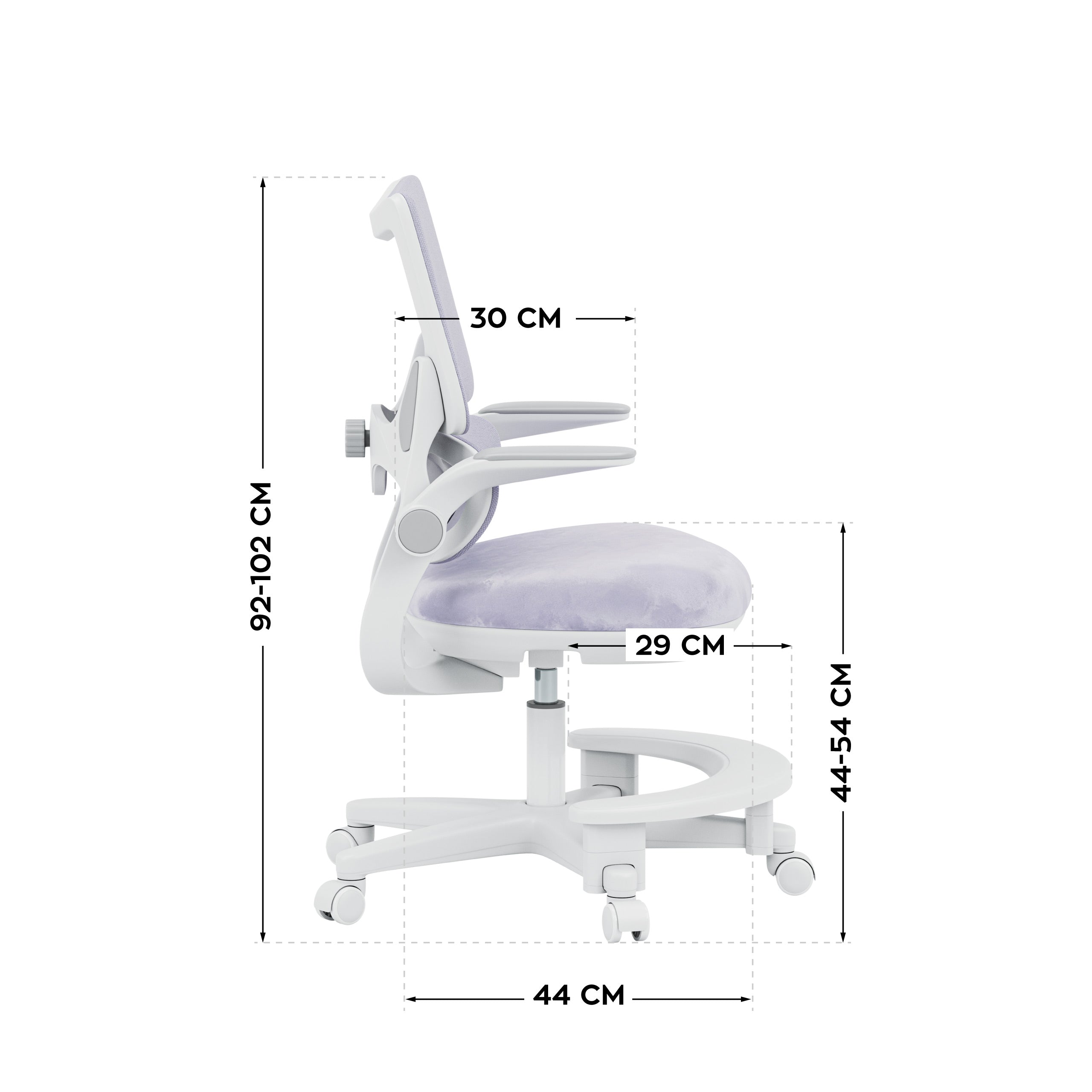 Poltrona da scrivania per bambini Mark Adler Junior 5.7 Purple