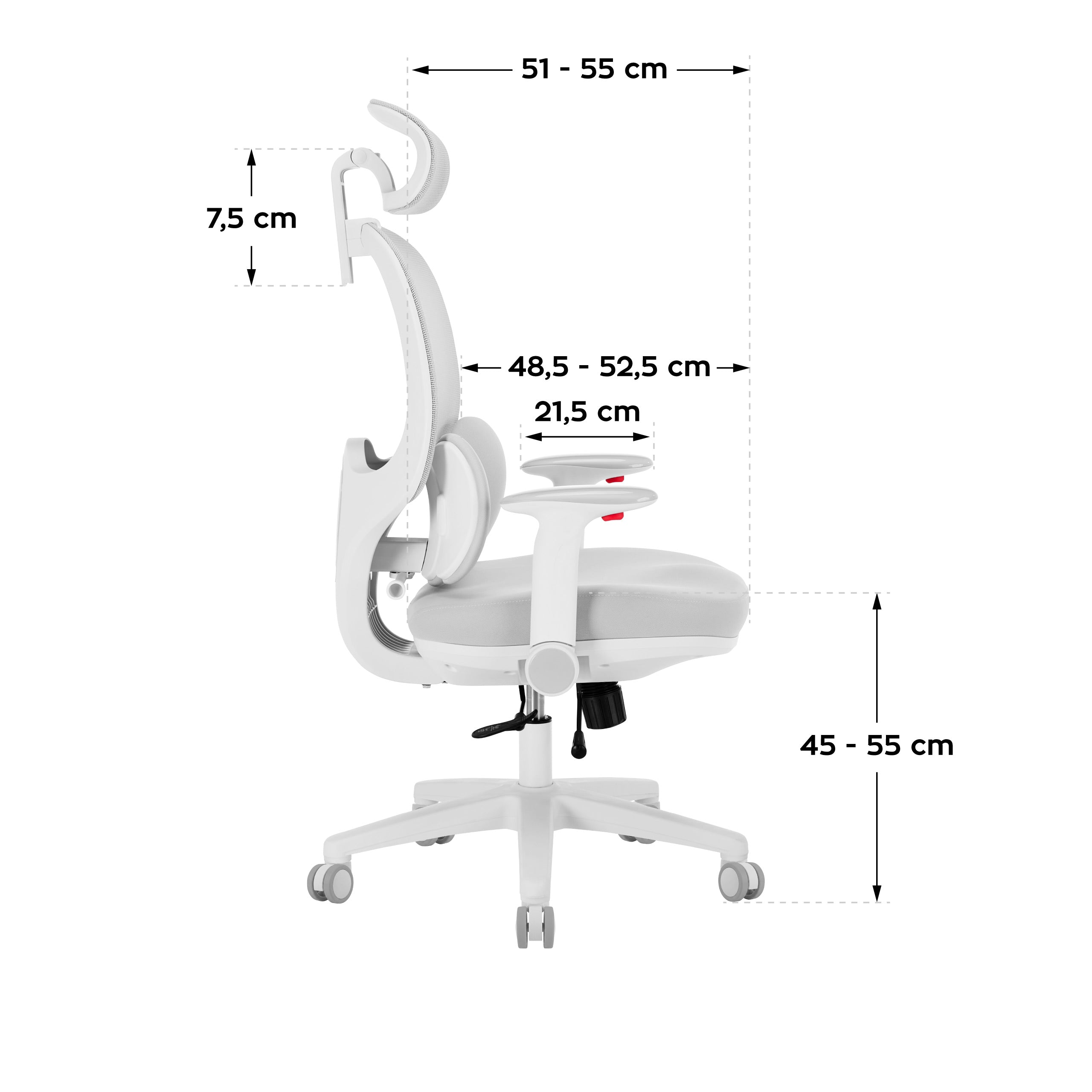 Poltrona ergonomica per bambini Mark Adler Junior 6.3 Grey