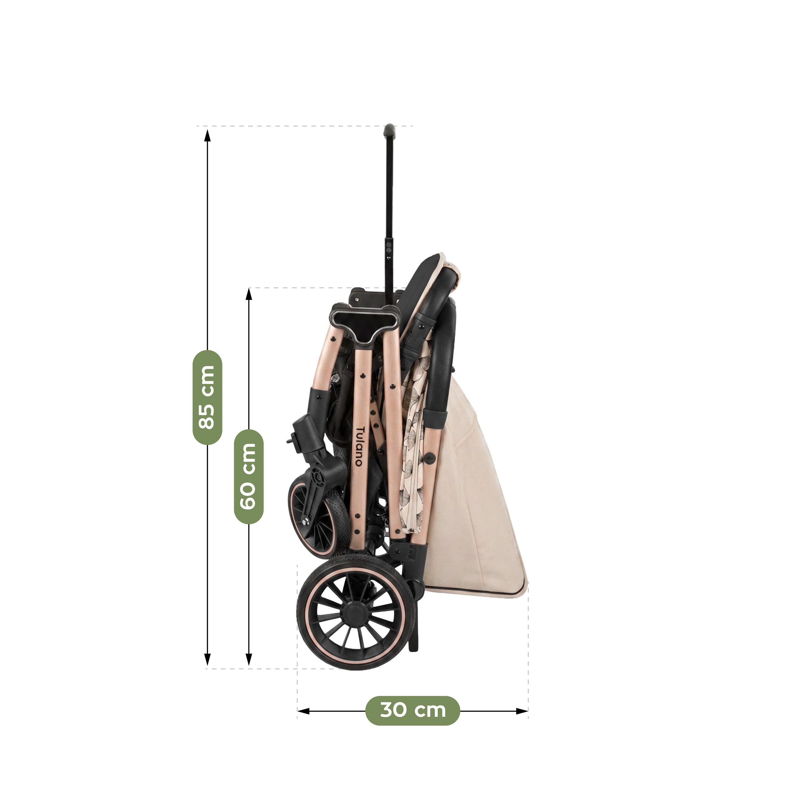 OUTLET Passeggino Tulano Lagos 35 Beige Gold