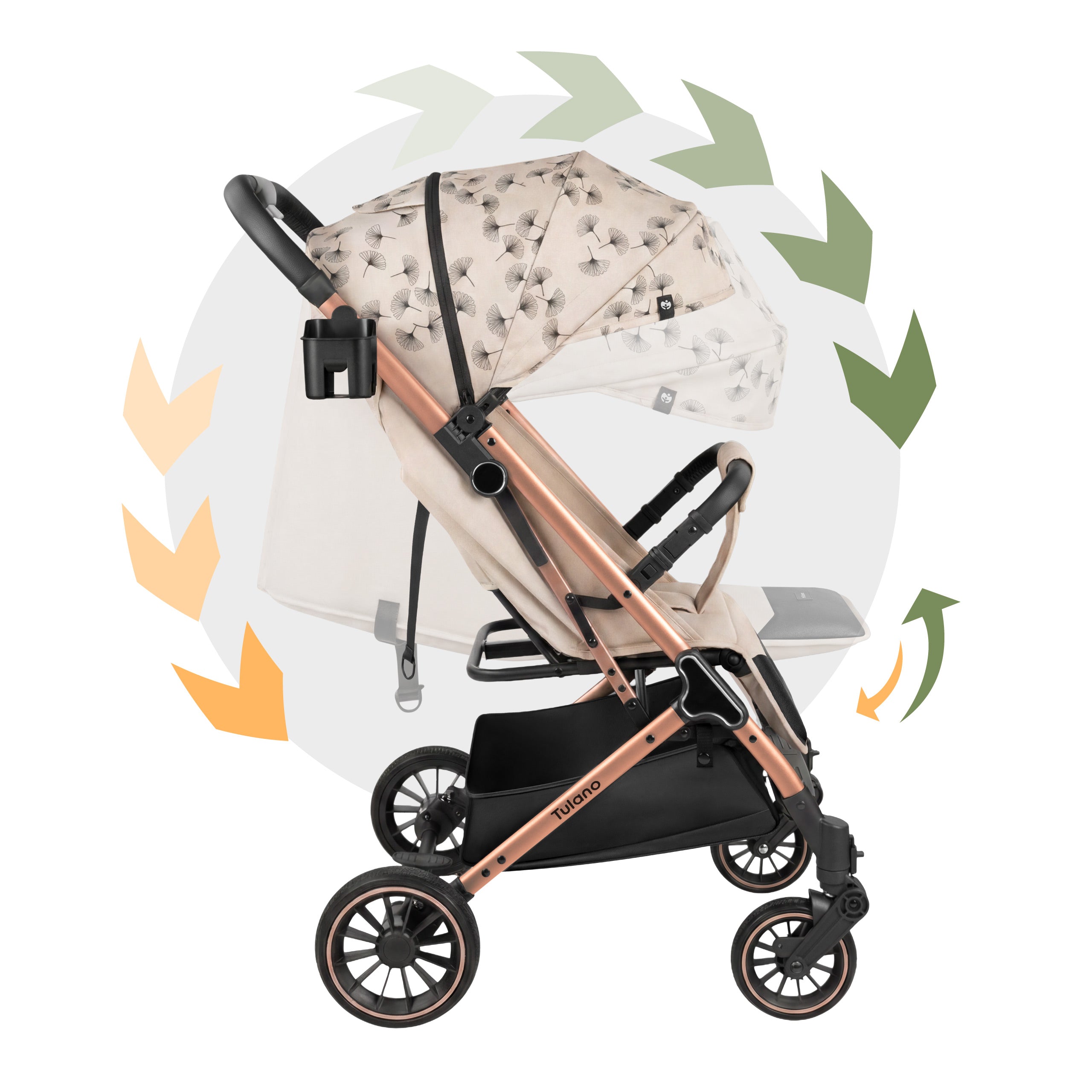 OUTLET Passeggino Tulano Lagos 35 Beige Gold