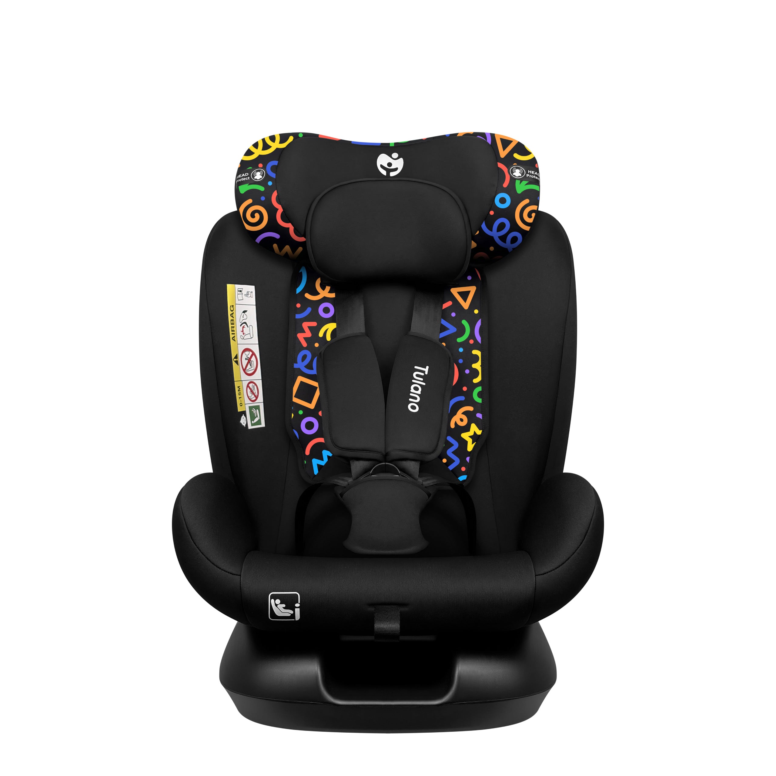 Seggiolino auto per bambini Tulano Loom 15 Black Loco