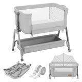 Lettino aggiuntivo 3 in 1 Tulano Dream 50 Light-Grey