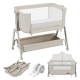 Lettino aggiuntivo 3 in 1 Tulano Dream 50 Beige