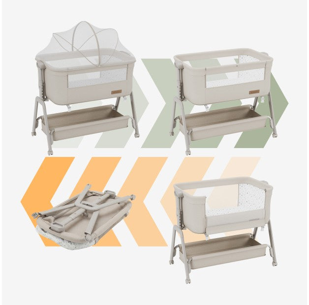 Lettino aggiuntivo 3 in 1 Tulano Dream 50 Beige