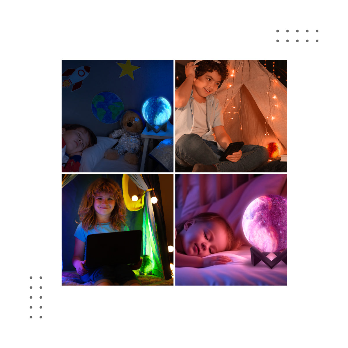 Ideale non solo per la cameretta dei bambini