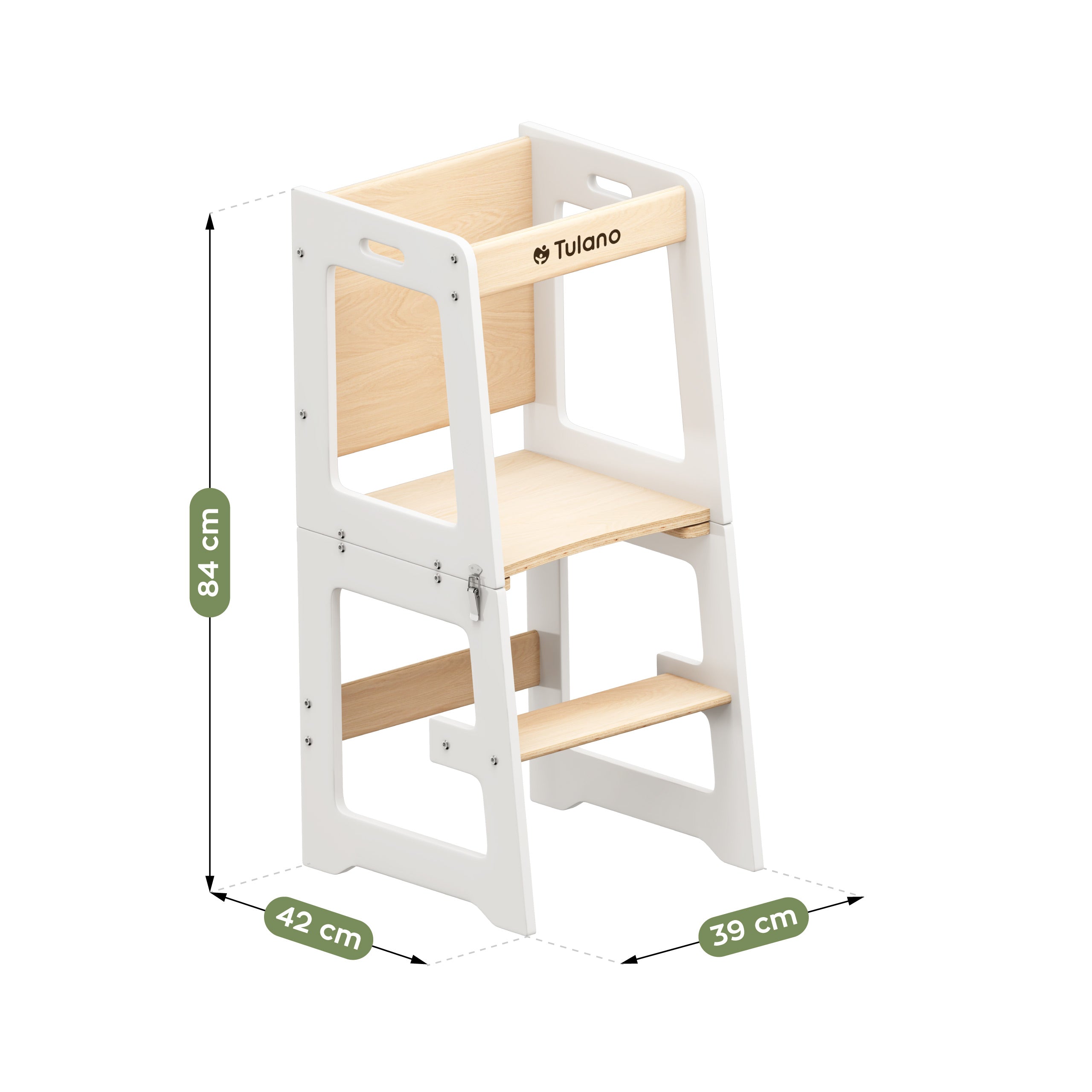 Aiuto in cucina per bambini 3 in 1 Tulano Mooby 35 Bianco-Naturale