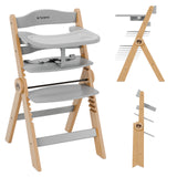 Seggiolone in legno Tulano Morsel 45 Natural-Grey
