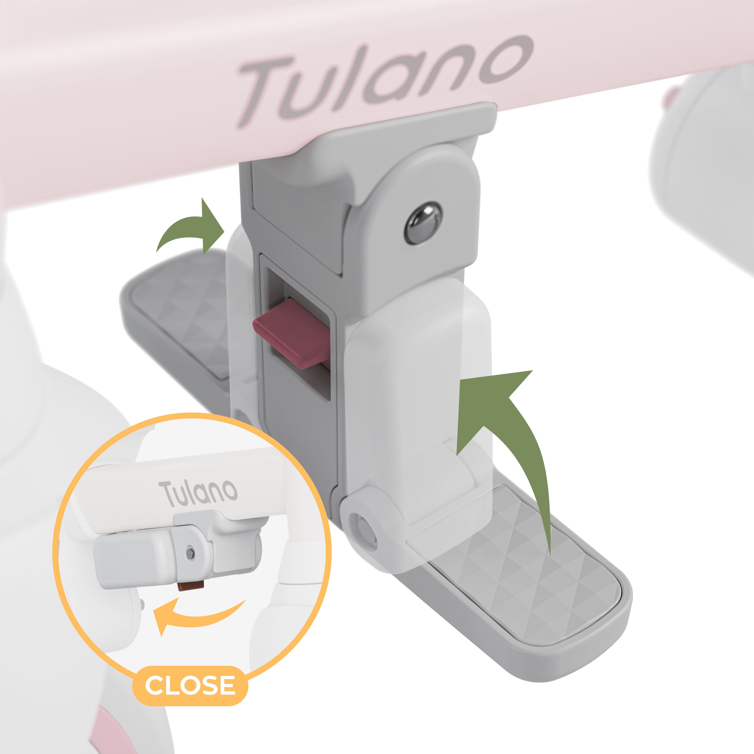 Triciclo Tulano 4 in 1 Noah 35 Rosa
