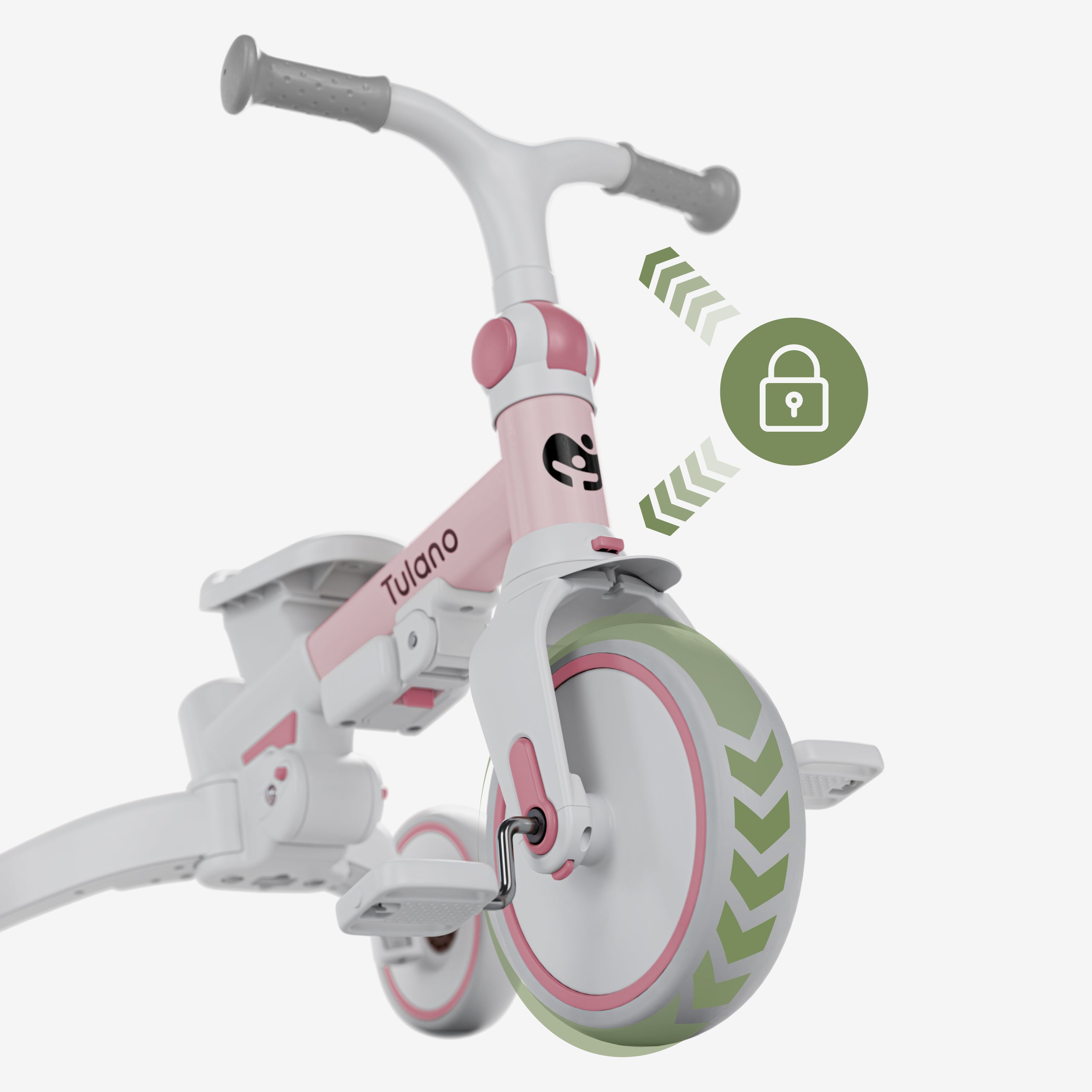 Triciclo Tulano 4 in 1 Noah 35 Rosa