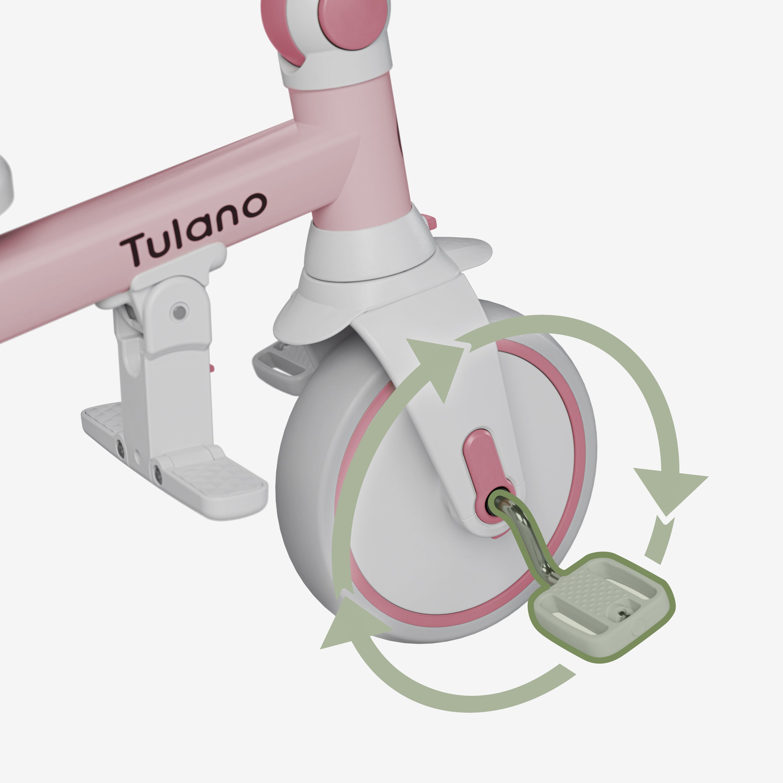 Triciclo Tulano 4 in 1 Noah 35 Rosa