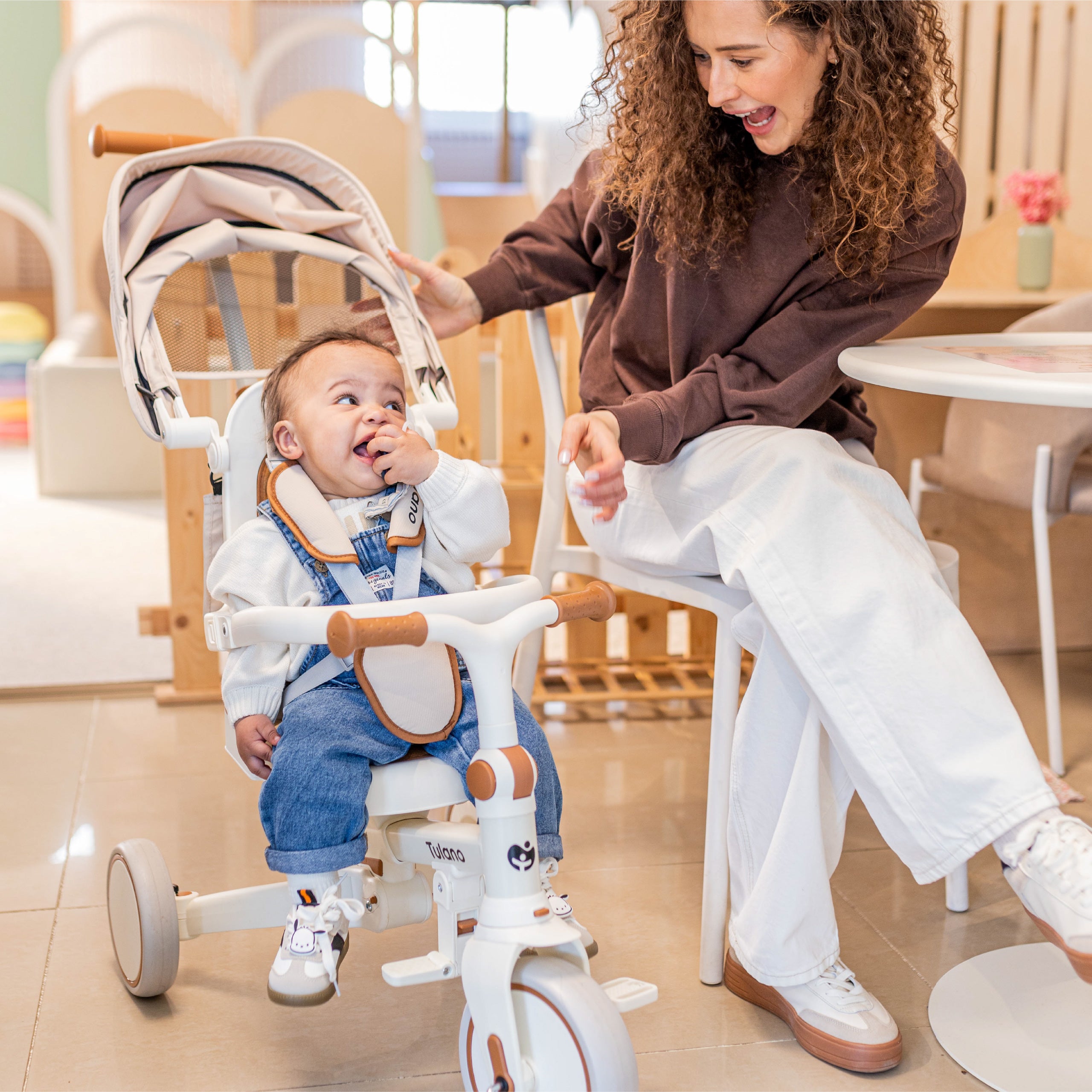 Triciclo Tulano 4 in 1 Noah 35 Beige
