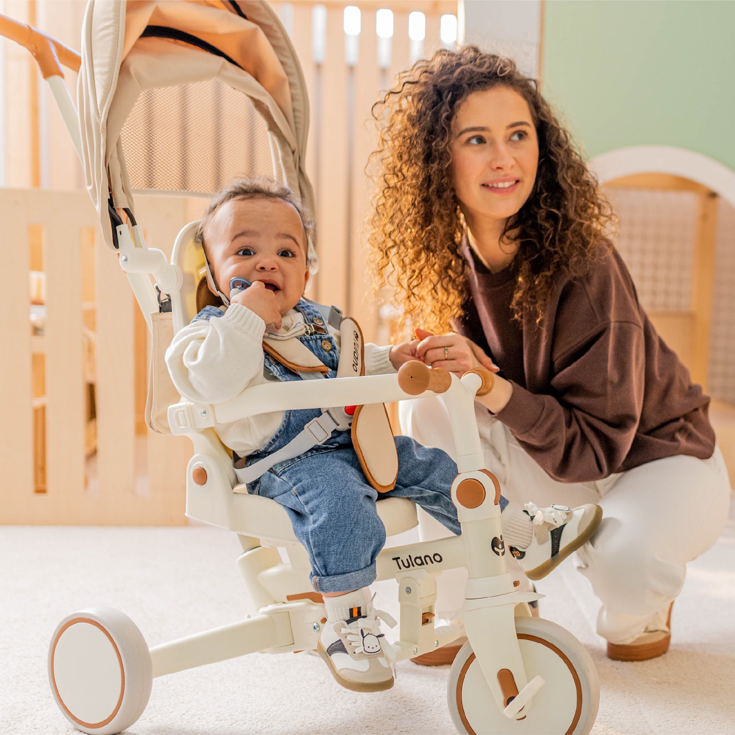 Triciclo Tulano 4 in 1 Noah 35 Beige