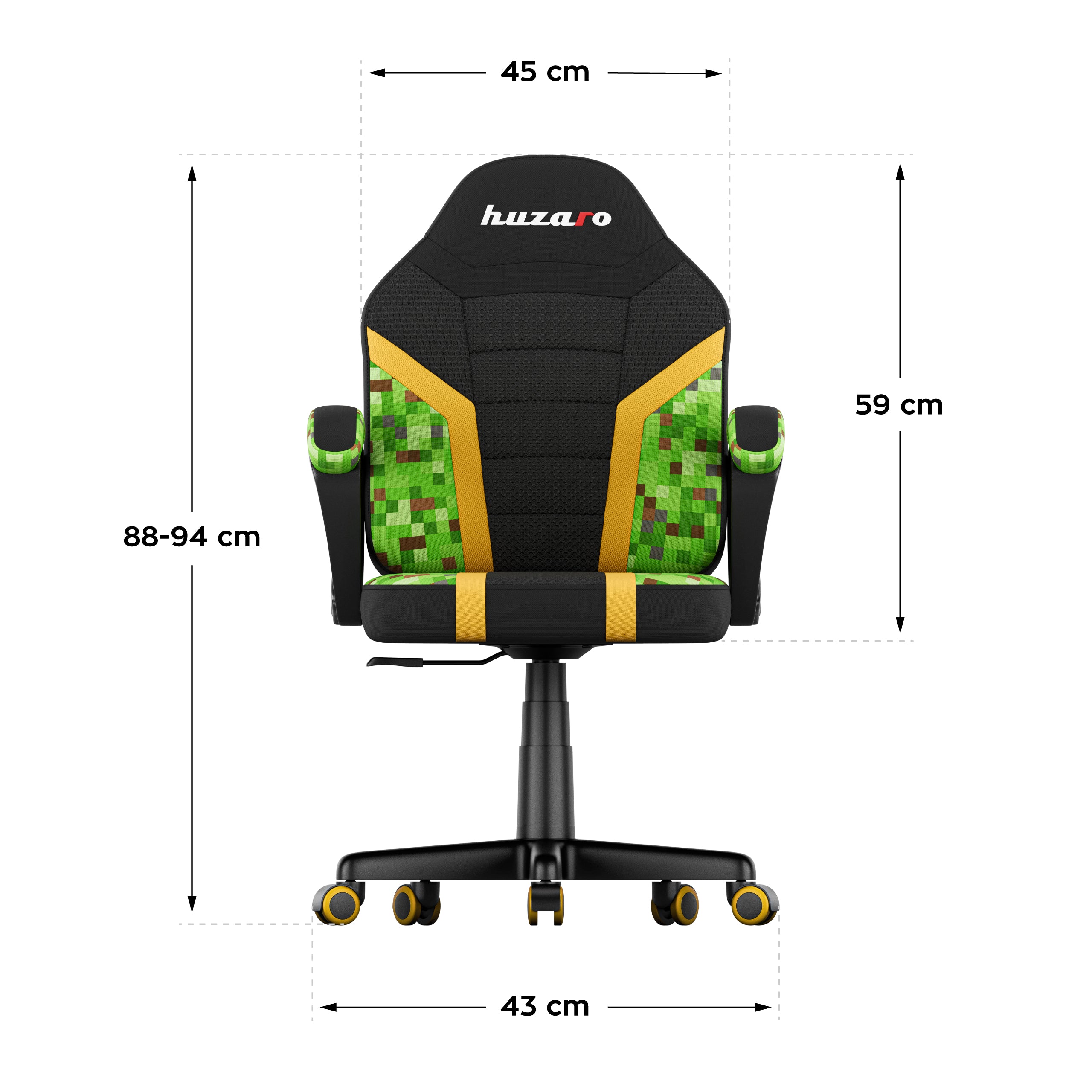 Poltrona da gaming per bambini HUZARO RANGER 1.0 Pixel Mesh