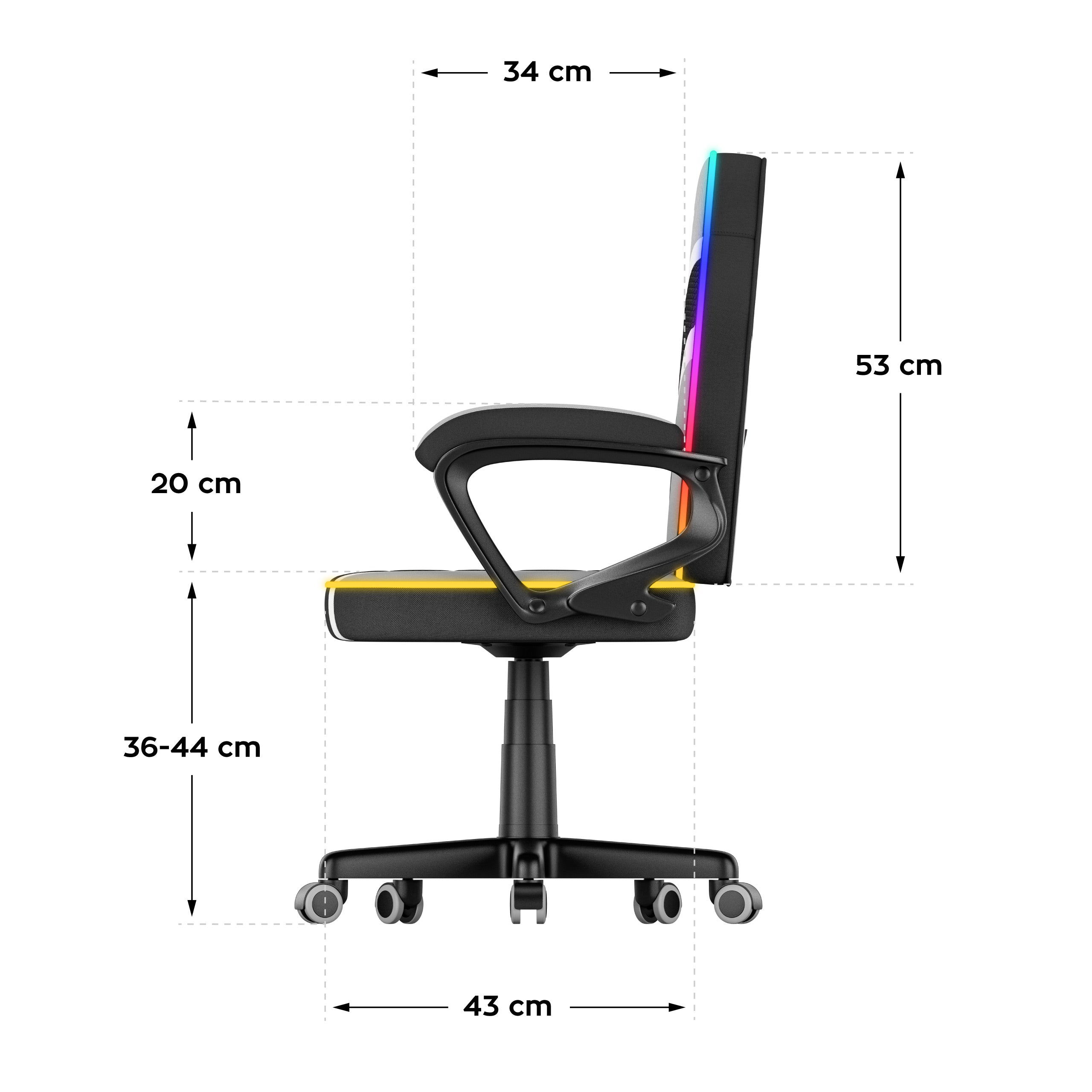 Poltrona da gaming per bambini Huzaro Ranger 1.0 RGB