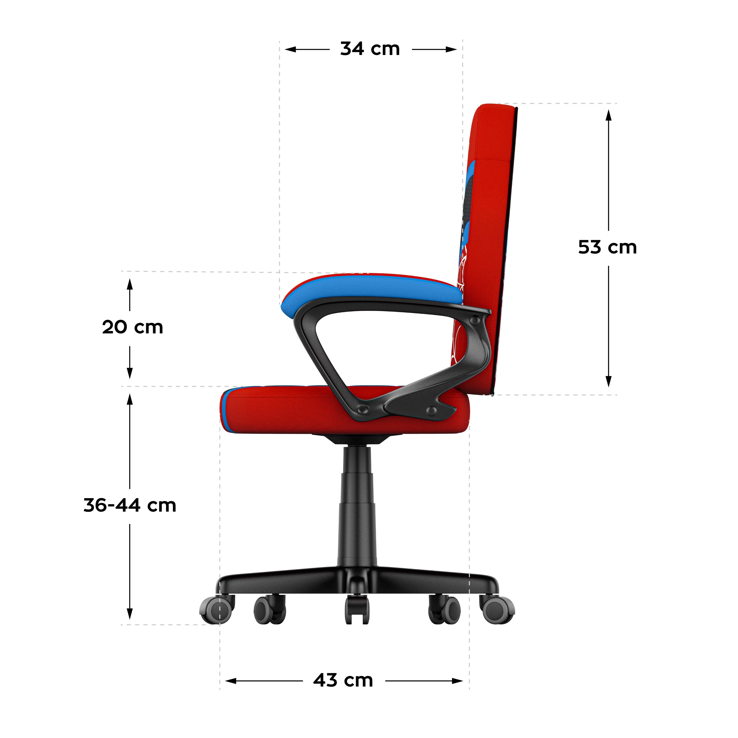 Poltrona da gaming per bambini Huzaro Ranger 1.0 Spider Mesh