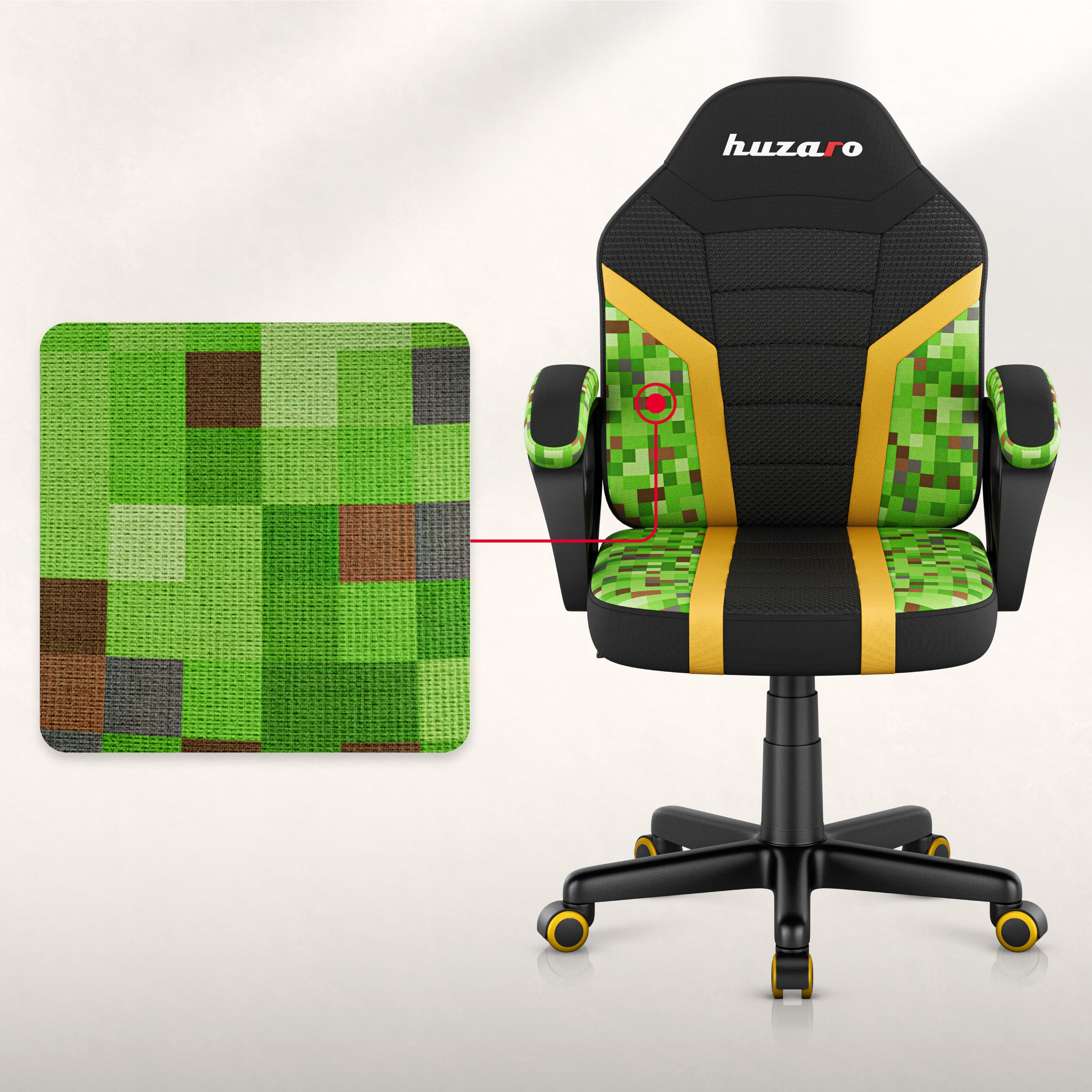 Poltrona da gaming per bambini HUZARO RANGER 1.0 Pixel Mesh