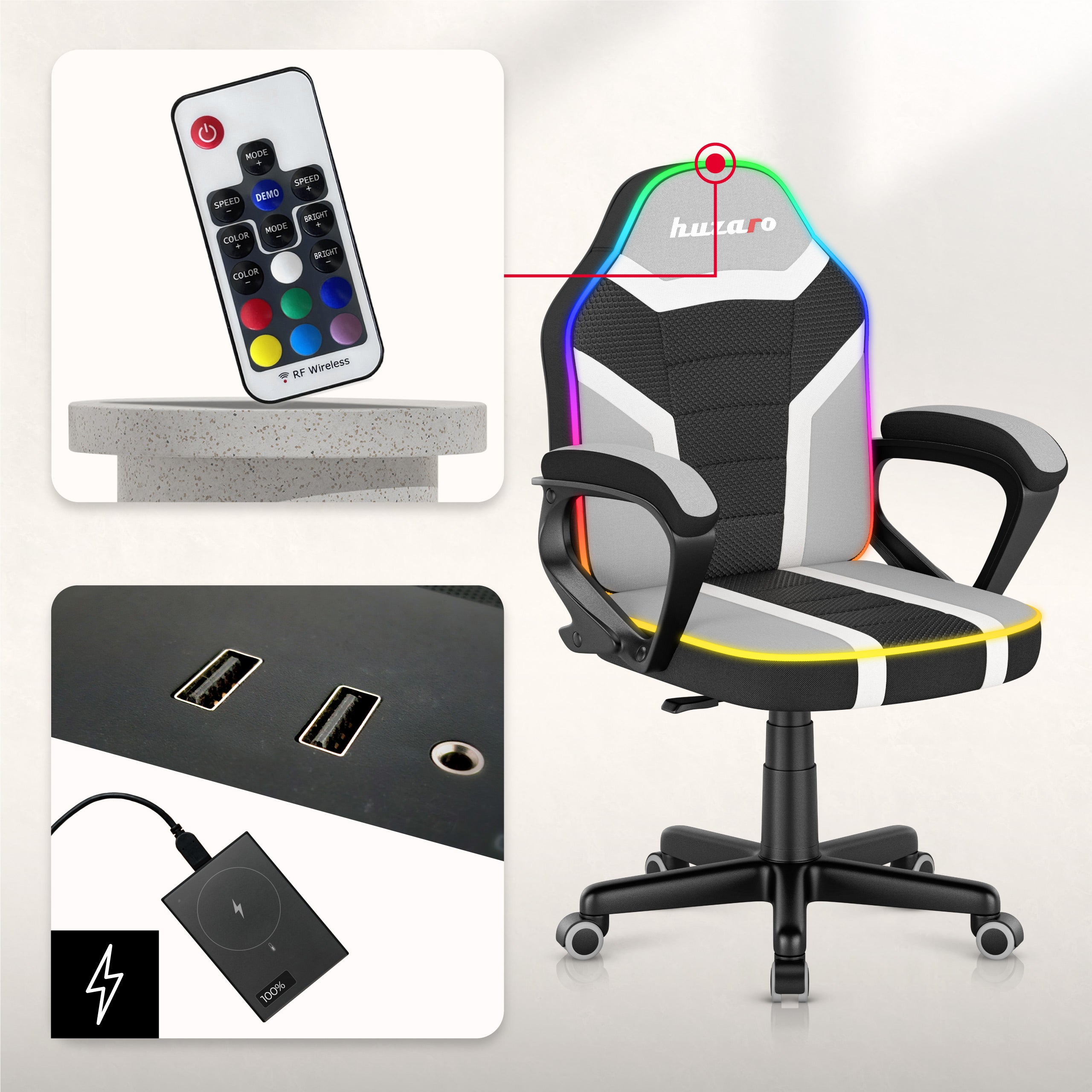 Possibilità di personalizzazione dei colori e degli effetti luminosi