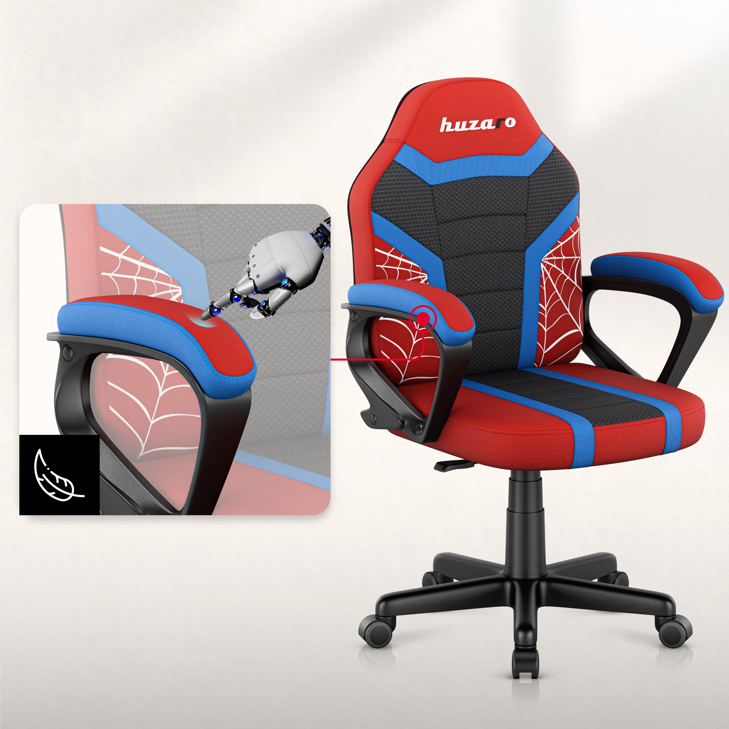 Poltrona da gaming per bambini Huzaro Ranger 1.0 Spider Mesh