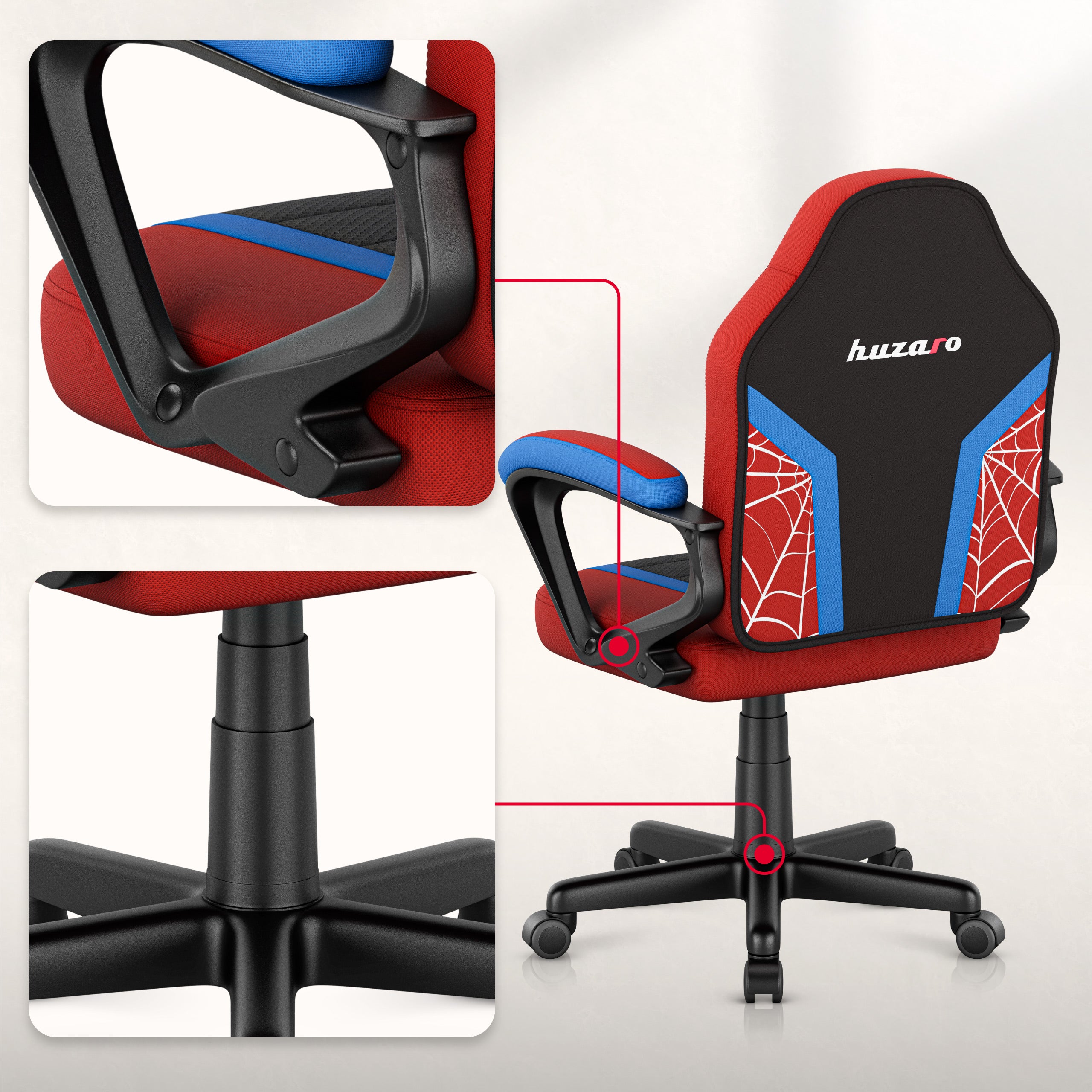 Poltrona da gaming per bambini Huzaro Ranger 1.0 Spider Mesh