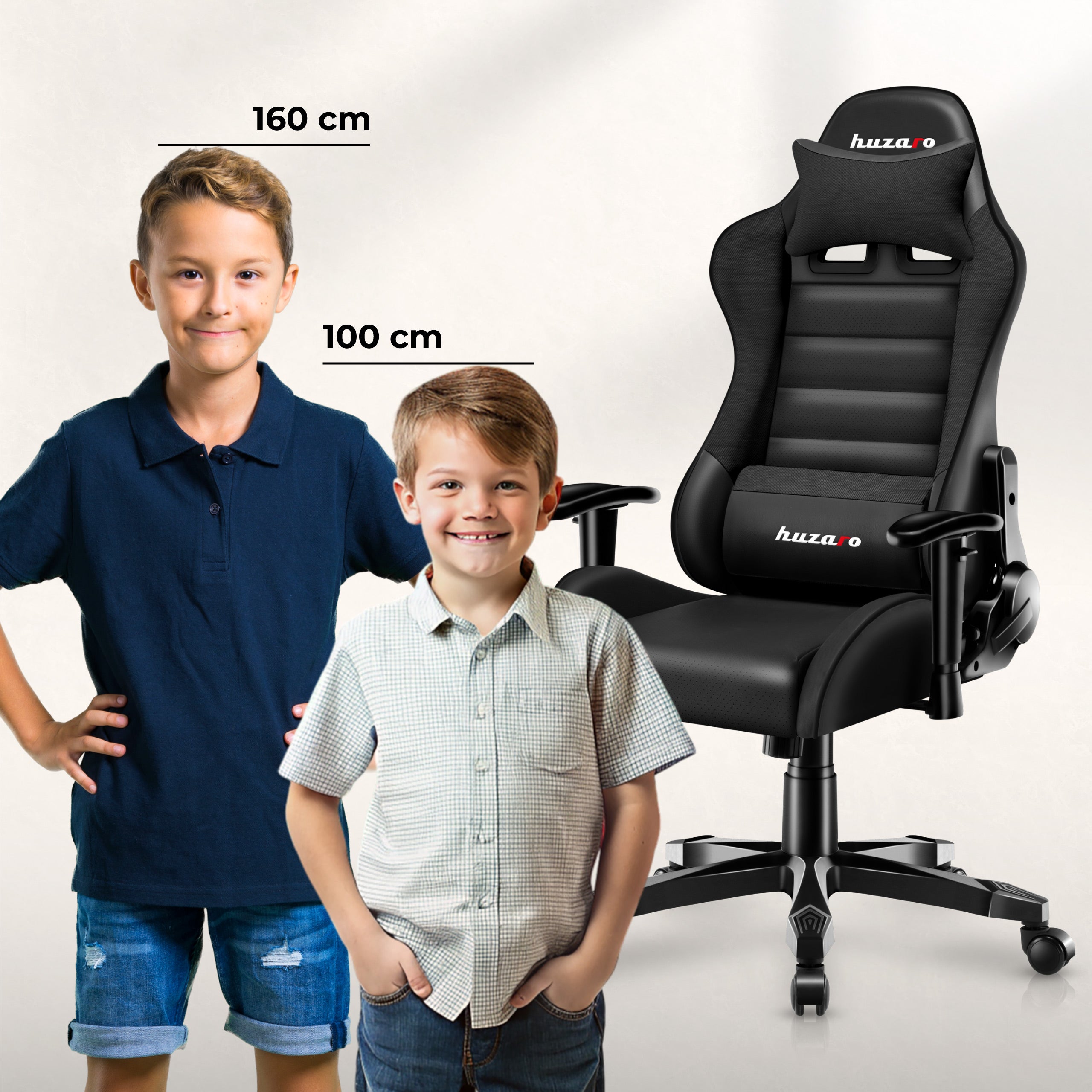Poltrona da gaming per bambini HUZARO RANGER 6.0 Black