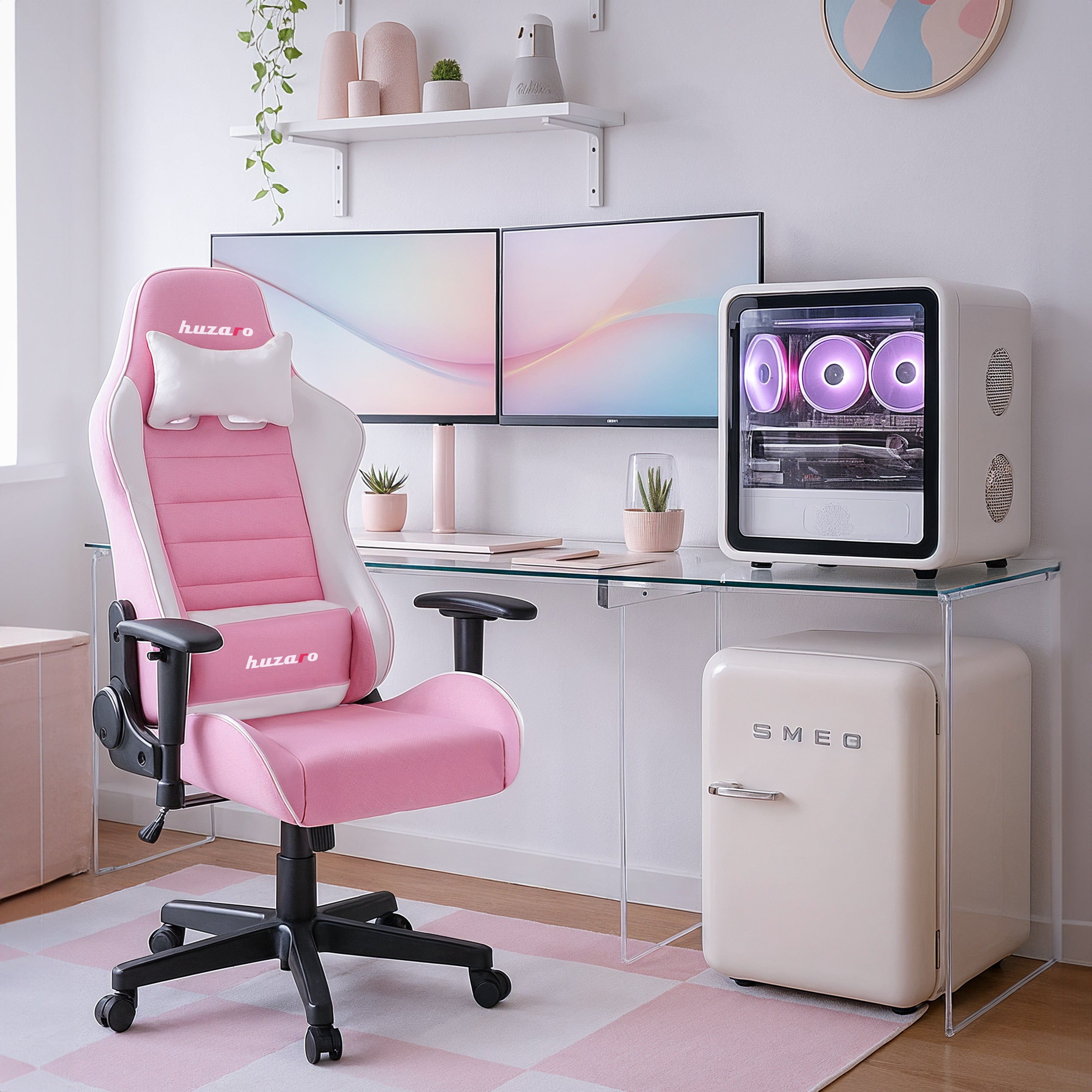 Poltrona da gaming per bambini HUZARO RANGER 6.0 Rosa