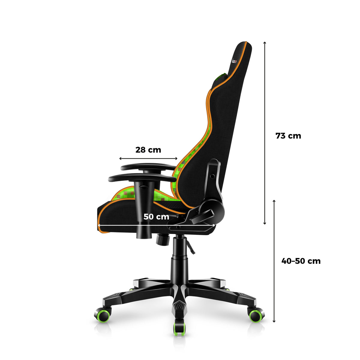 Poltrona da gaming per bambini HUZARO RANGER 6.0 Pixel Mesh